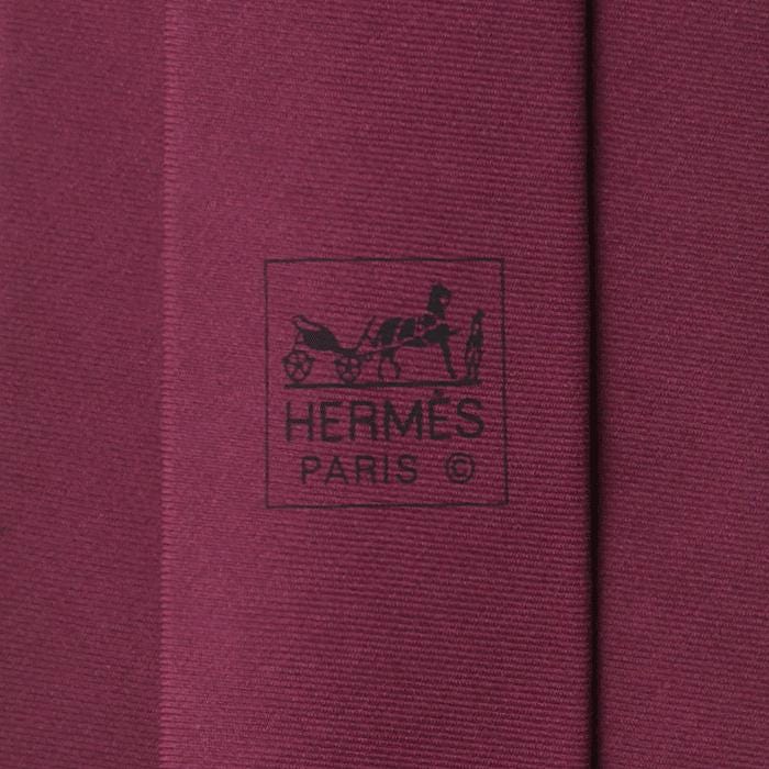 Hermes Men's Silk Tie Chaine d'Ancre Pattern 145805 | Necktie Cravate