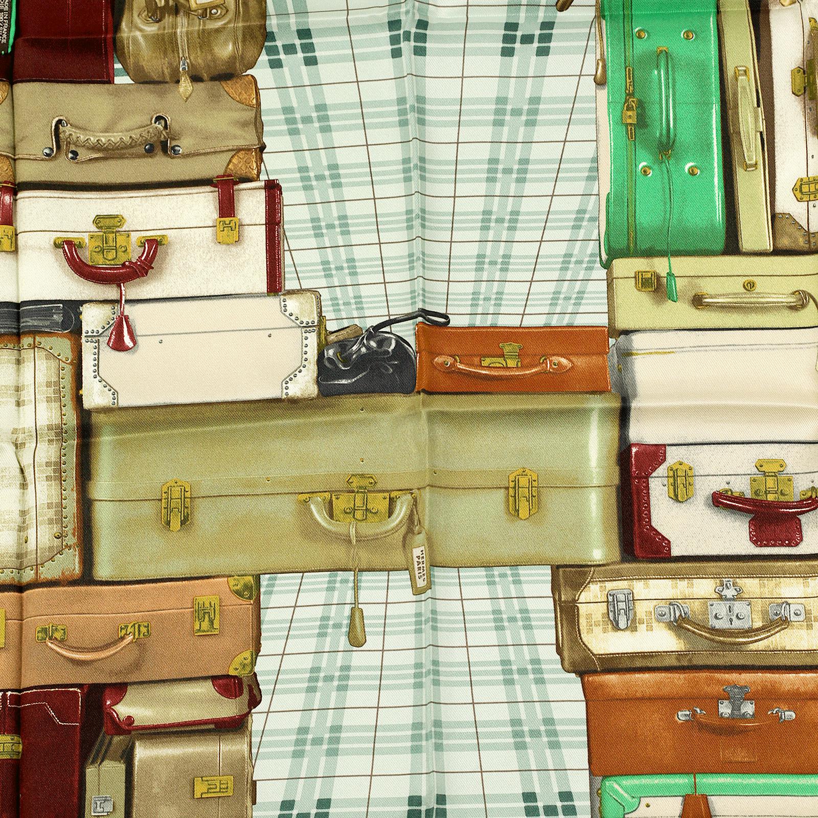 Hermes "H en Voyag" 70cm Silk Scarf by Anamorphee | Carre Foulard