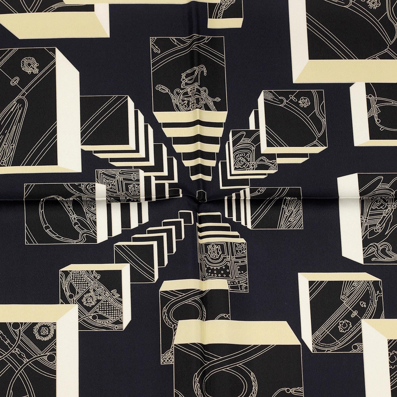 Hermes Scarf "Springs Springs" by Dimitri Rybaltchenko 90cm Silk | Foulard Carre
