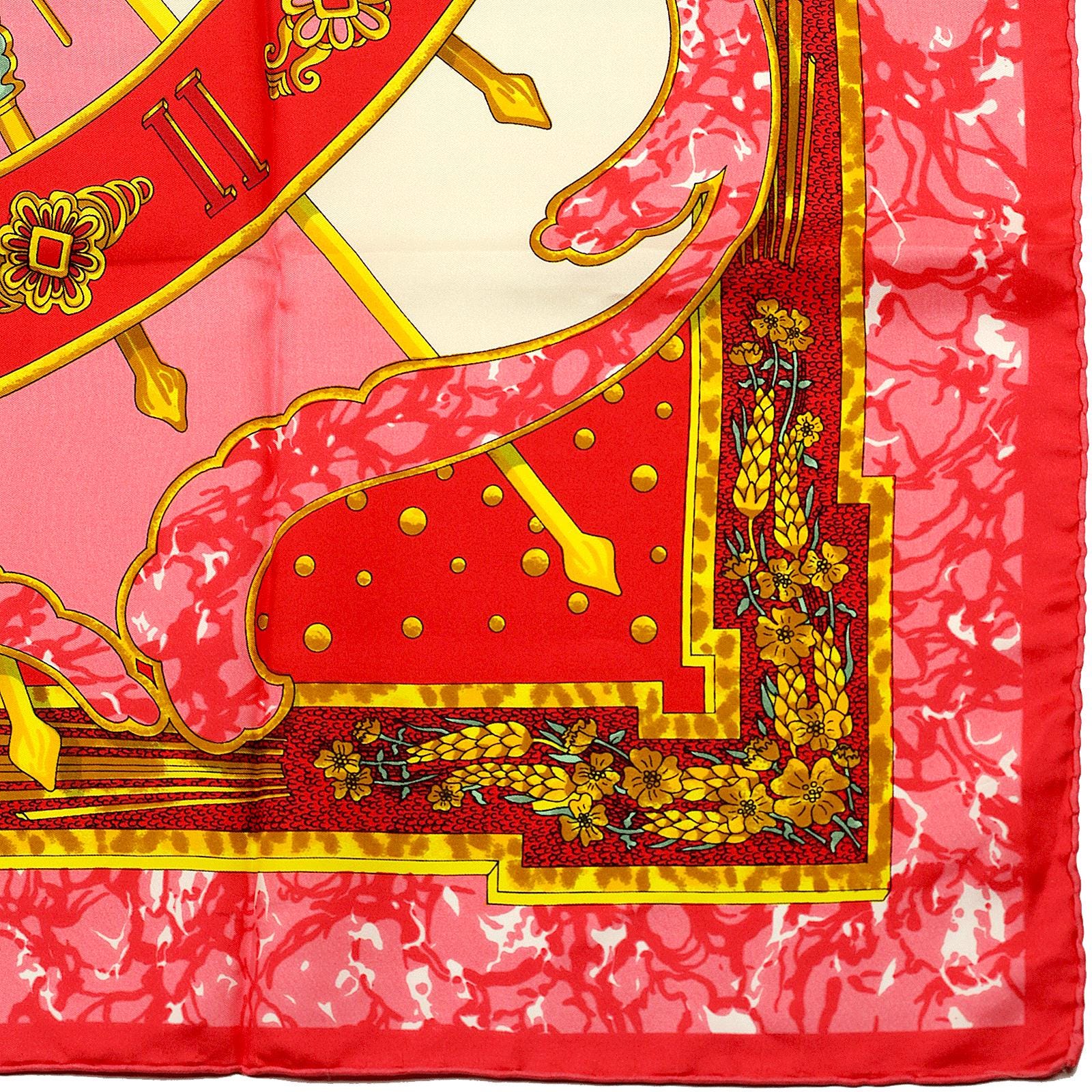 Hermes Scarf "Carpe Diem" by Joachim Metz 90cm Silk | Carre Foulard