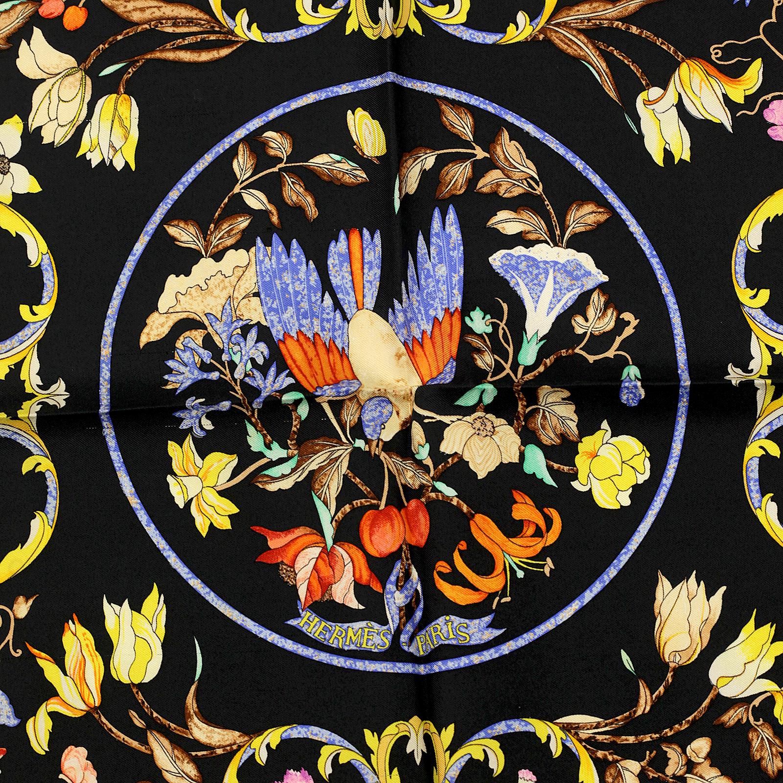 Hermes Scarf "Pierres d'Orient et d'Occident" by Zoe Pauwels 90cm Silk | Carre Foulard