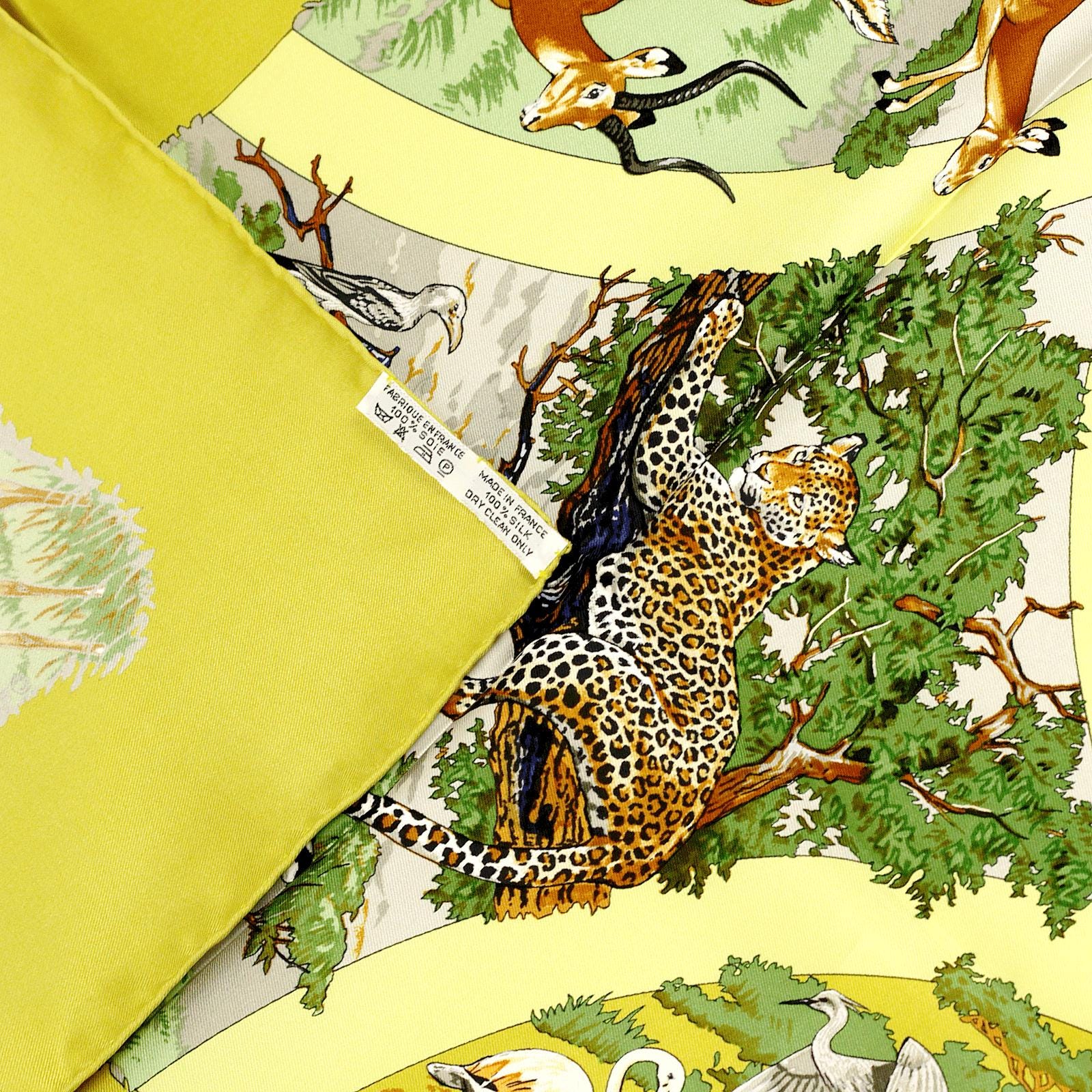 Hermes Scarf "Tanzanie" by Robert Dallet 90cm Silk | Carre Foulard