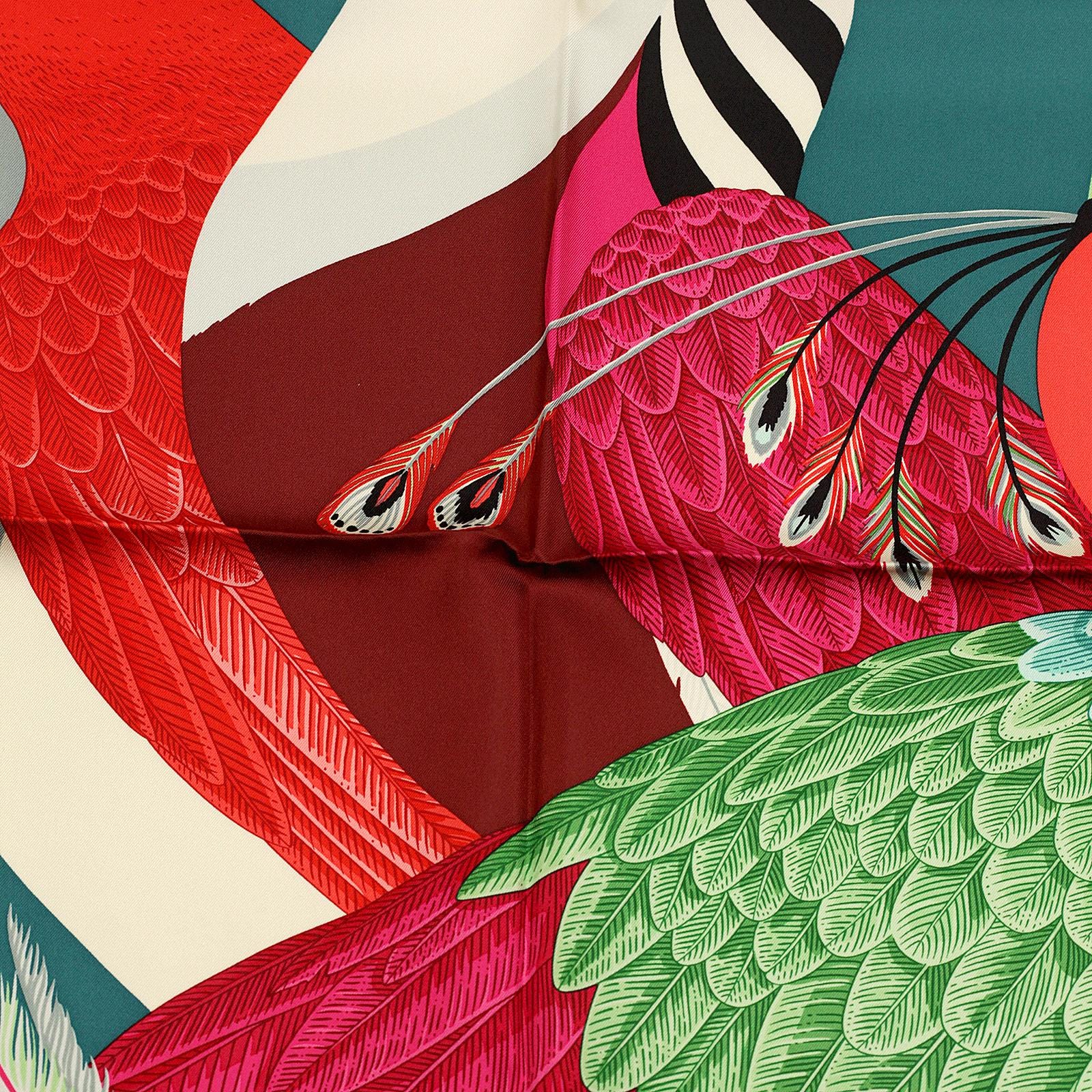 Hermes Scarf "Toucans de Paradis" by Katie Scott 90cm Silk | Carre Foulard