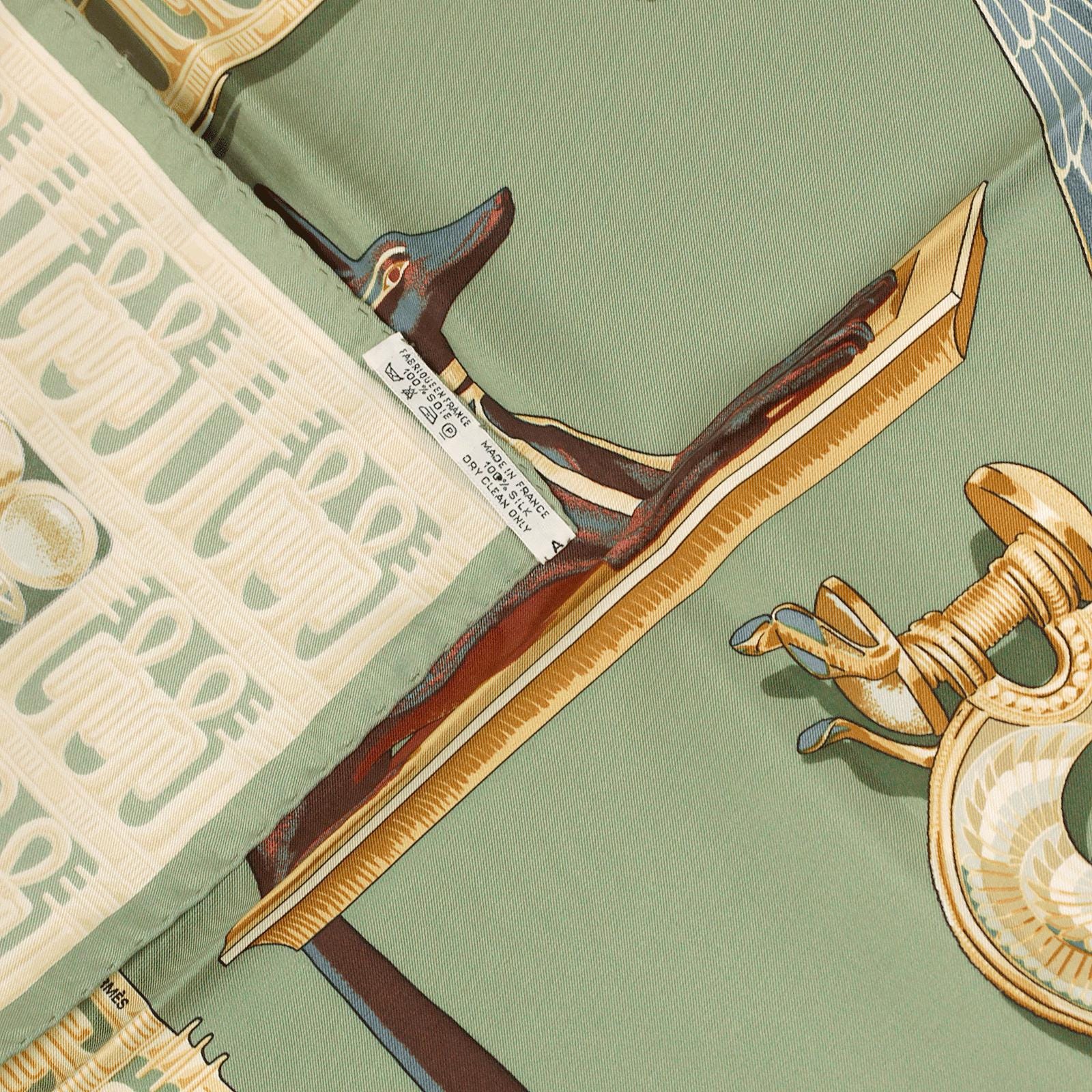 Hermes Scarf "Tutankhamun" by Vladimir Rybaltchenko 90cm Silk | Foulard Carre