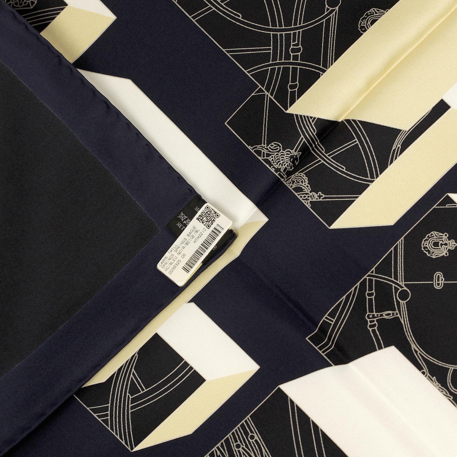 Hermes Scarf "Springs Springs" by Dimitri Rybaltchenko 90cm Silk | Foulard Carre