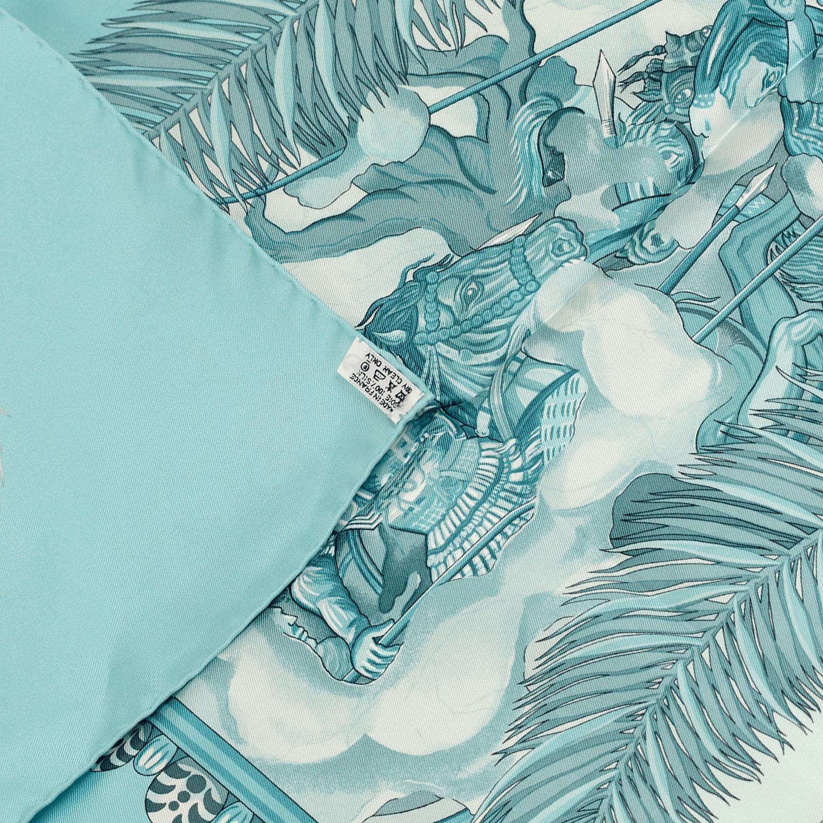 Hermes Scarf "Gloire d'Alexandre" by Julia Abadie 90cm Silk | Carre Foulard