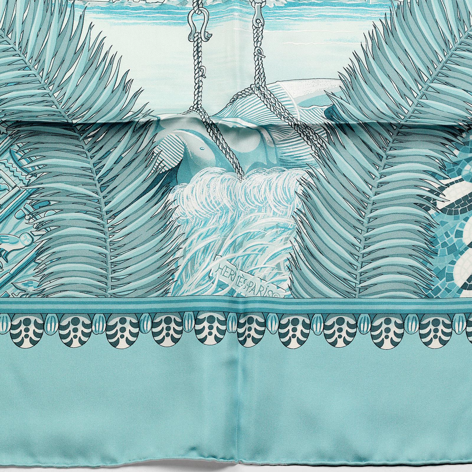 Hermes Scarf "Gloire d'Alexandre" by Julia Abadie 90cm Silk | Carre Foulard