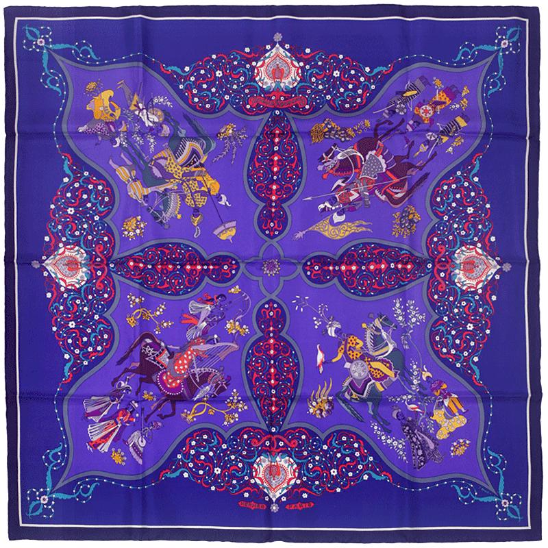 Hermes Scarf "Poesie Persane" by Julia Abadie 90cm Silk | Carre Foulard