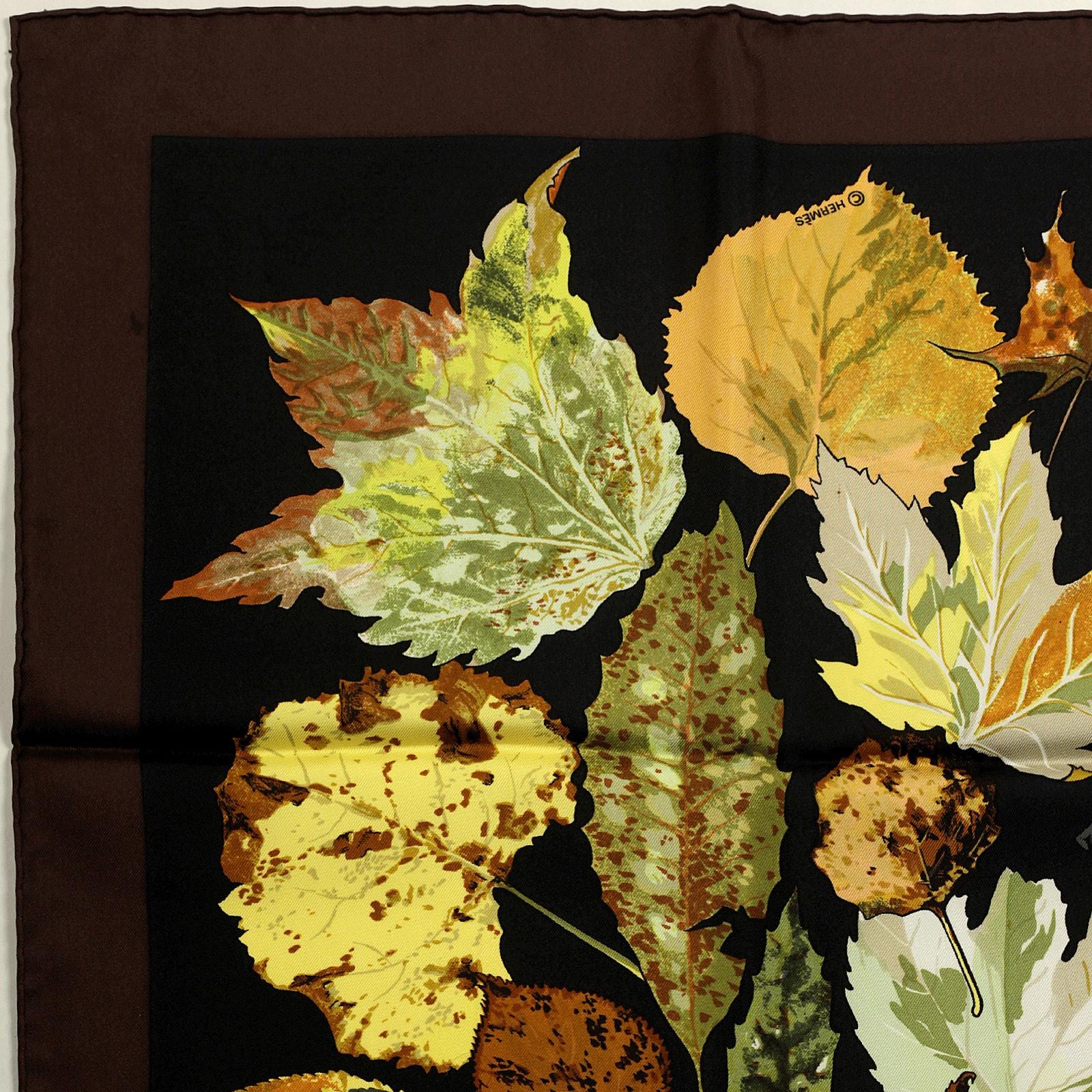 Hermes Scarf "Tourbillon" by Christiane Vauzelles 90cm Silk | Carre Foulard