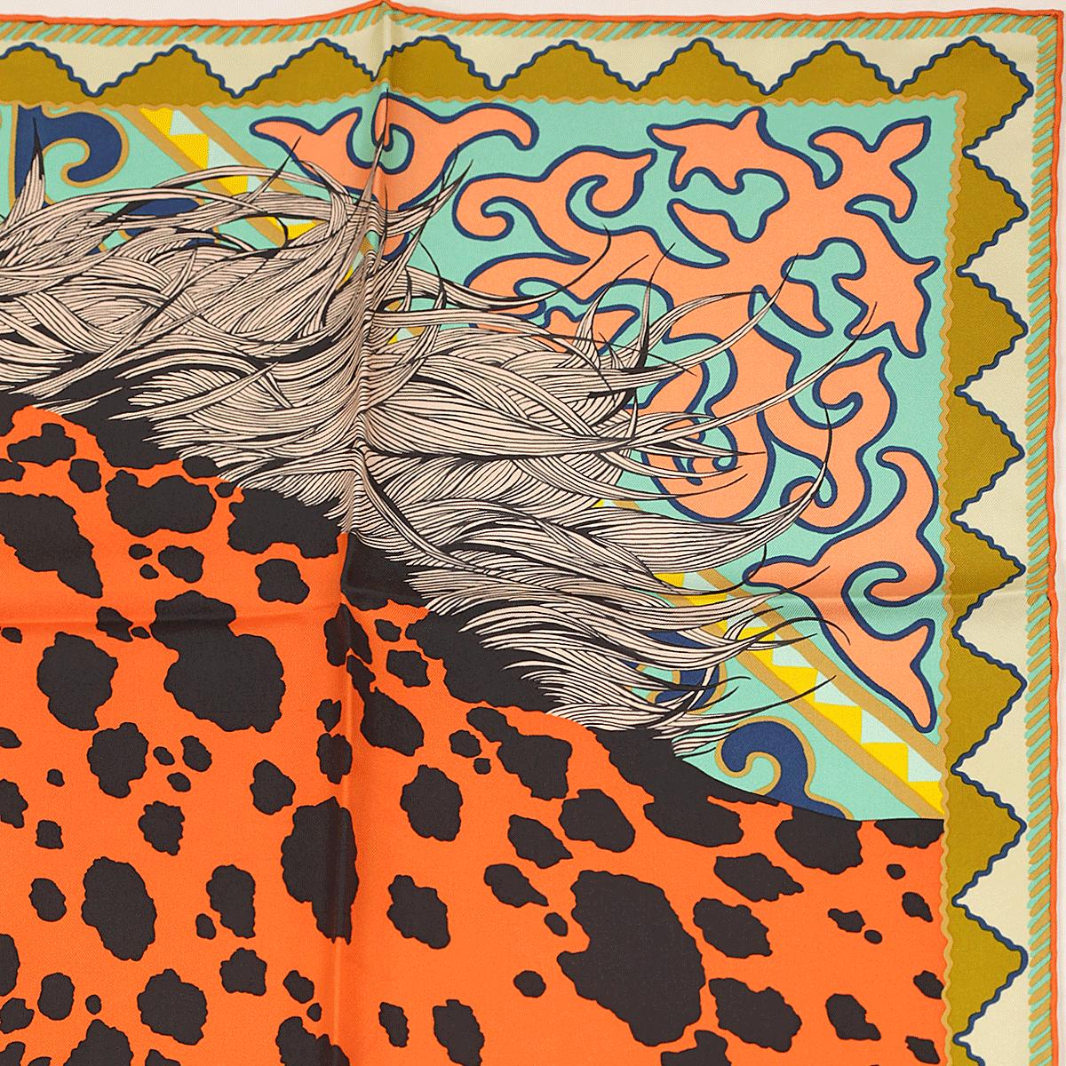 Hermes Scarf "Appaloosa des Steppes" by Alice Shirley 90cm Silk | Grail