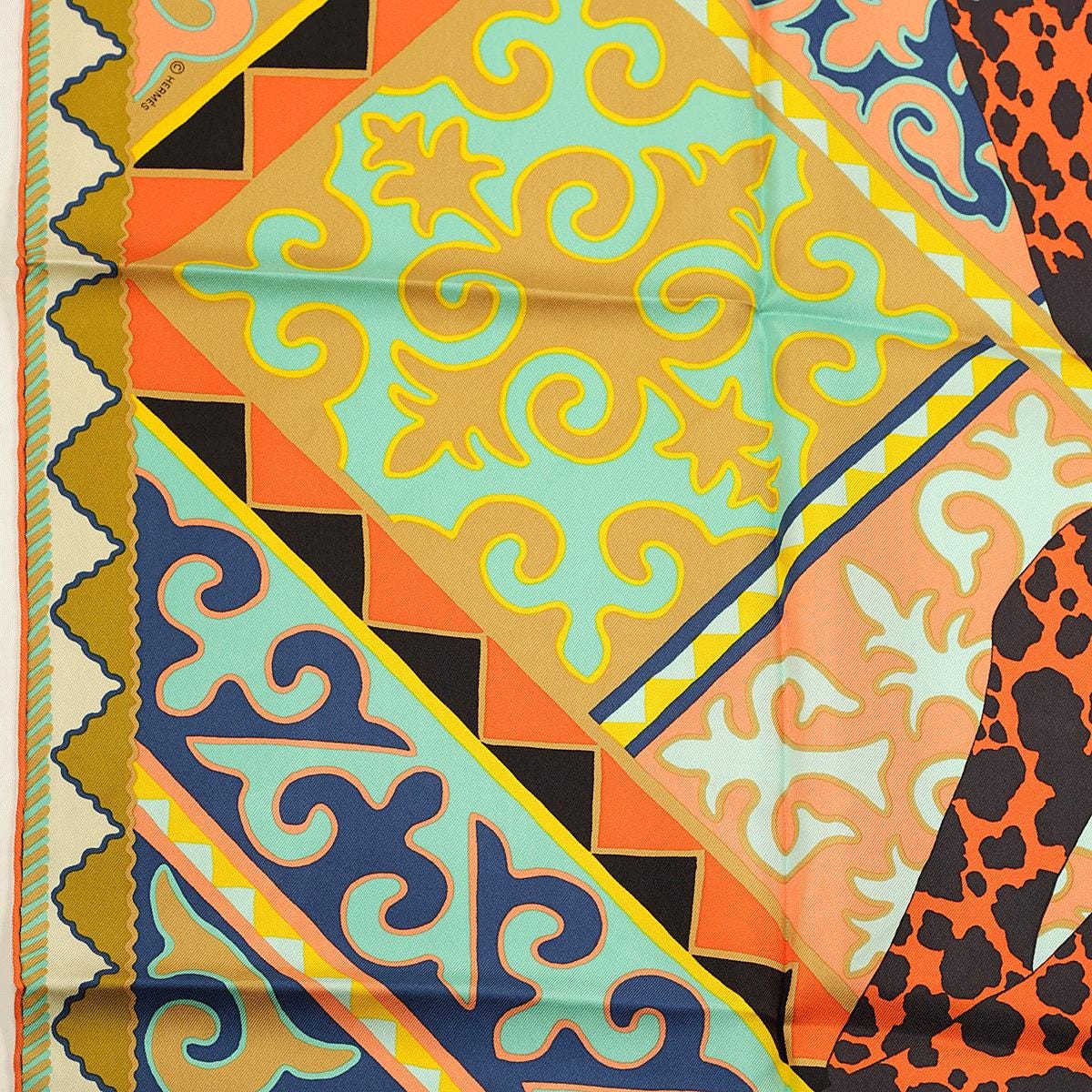 Hermes Scarf "Appaloosa des Steppes" by Alice Shirley 90cm Silk | Grail