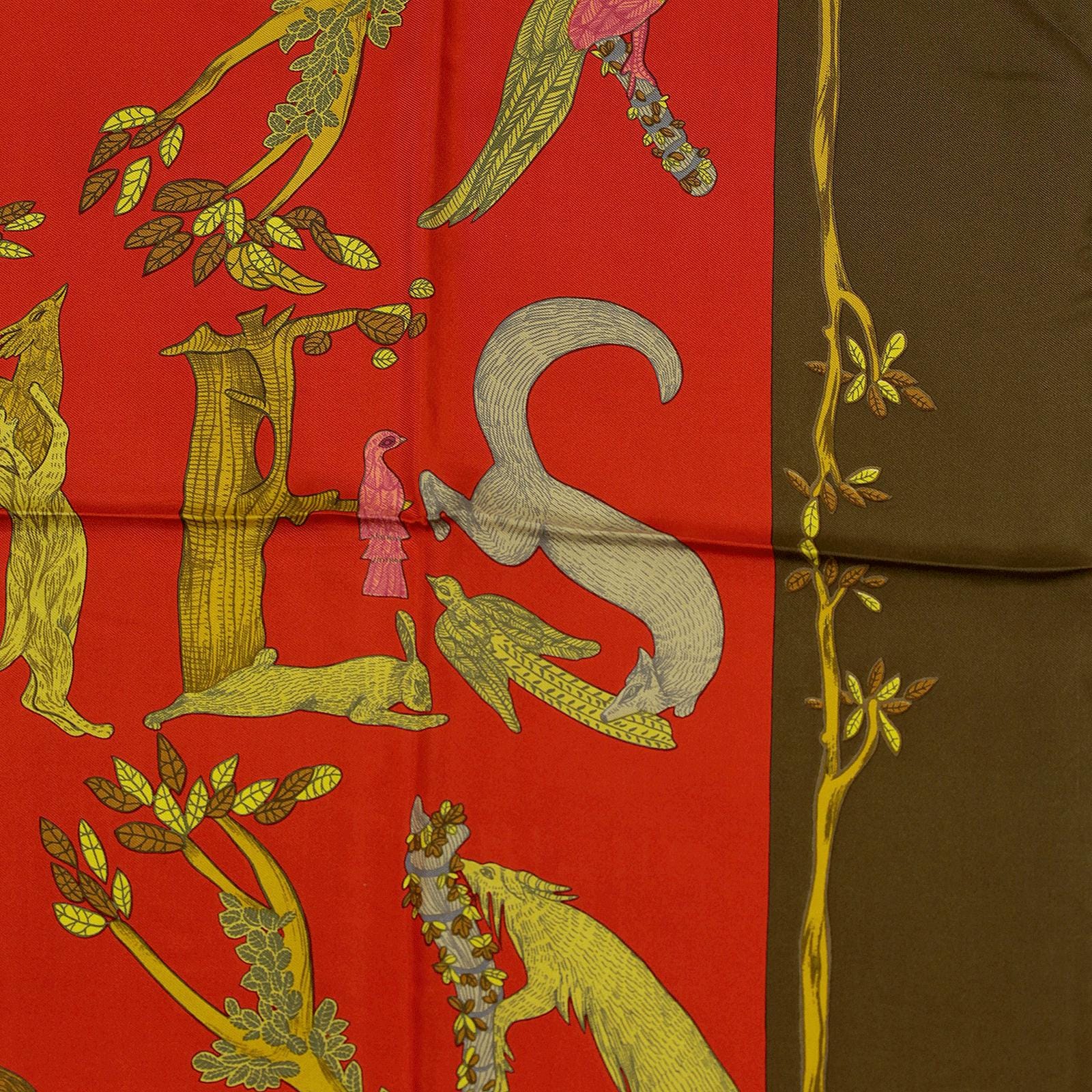 Hermes Scarf "Alphabet III" by Annie Faivre 90cm Silk | Carre Foulard