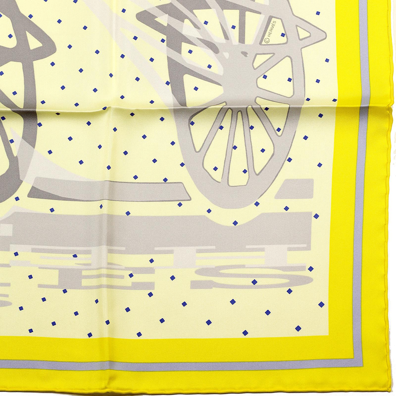 Hermes Scarf "Caleche Elastique" by Bali Barret 90cm Silk | Carre Foulard