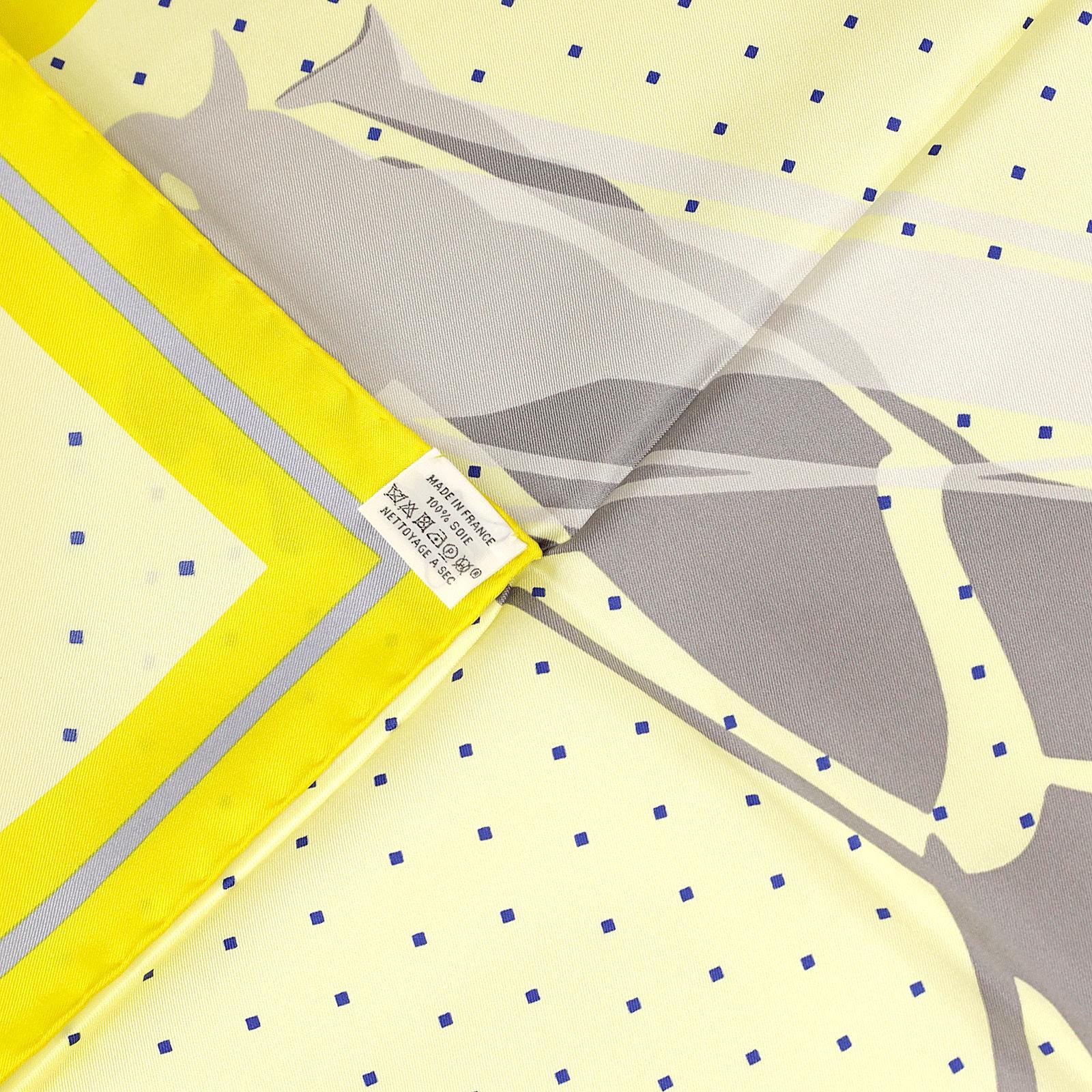 Hermes Scarf "Caleche Elastique" by Bali Barret 90cm Silk | Carre Foulard