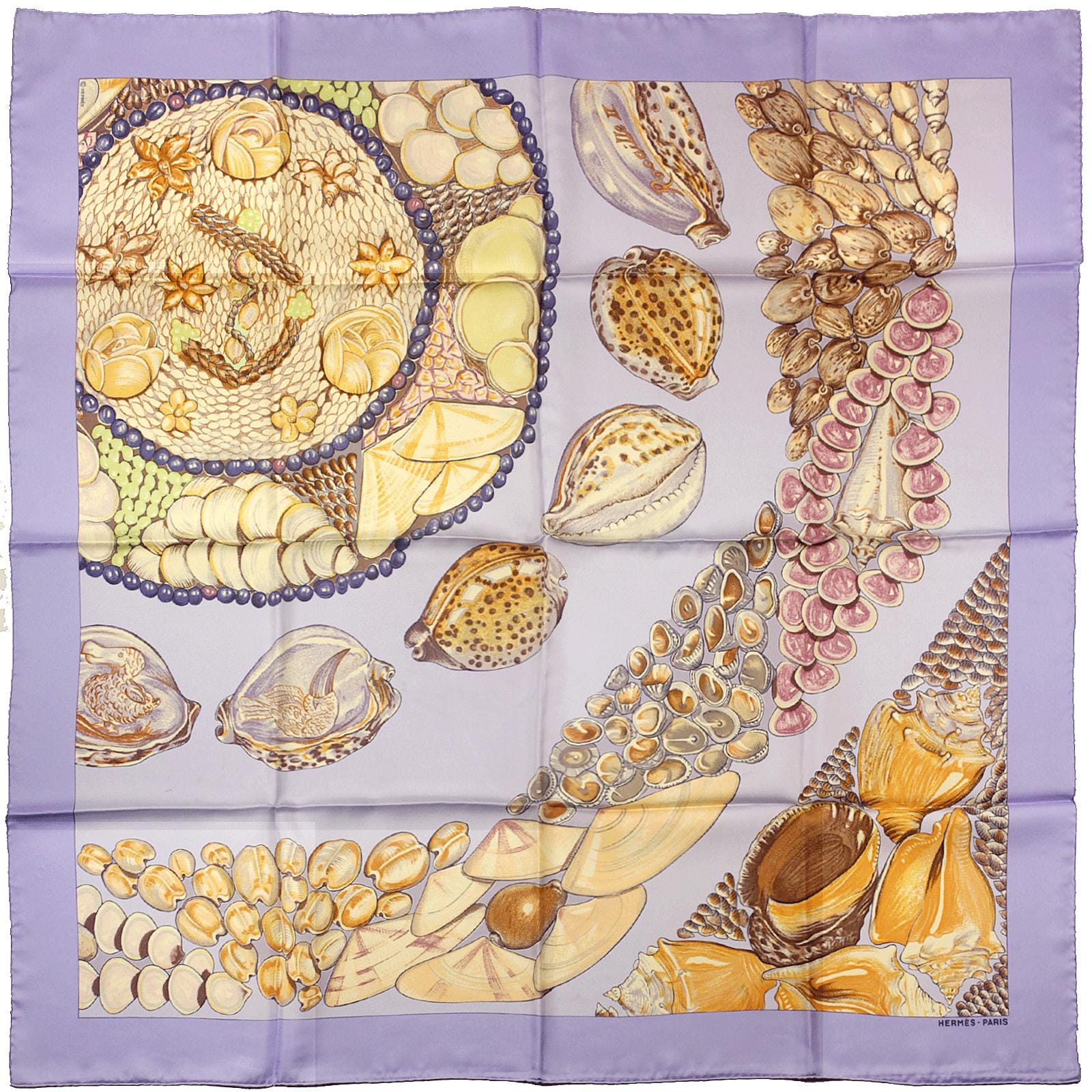 Hermes Scarf "Rocaille II" by Valerie Dawlat Dumoulin 90cm Silk | Carre Foulard