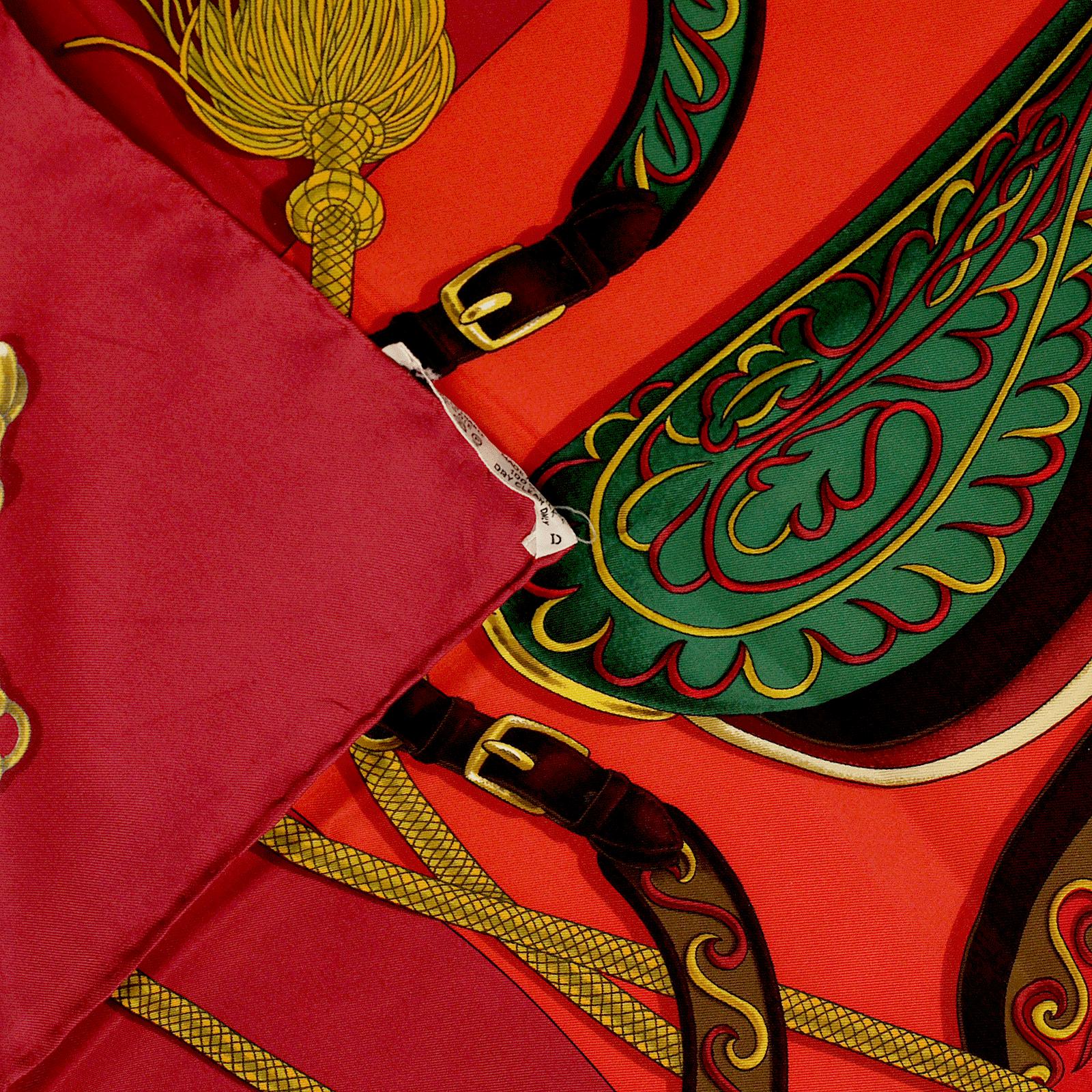 Hermes Scarf "Festival" by Henri d'Origny 90cm Silk | Carre Foulard