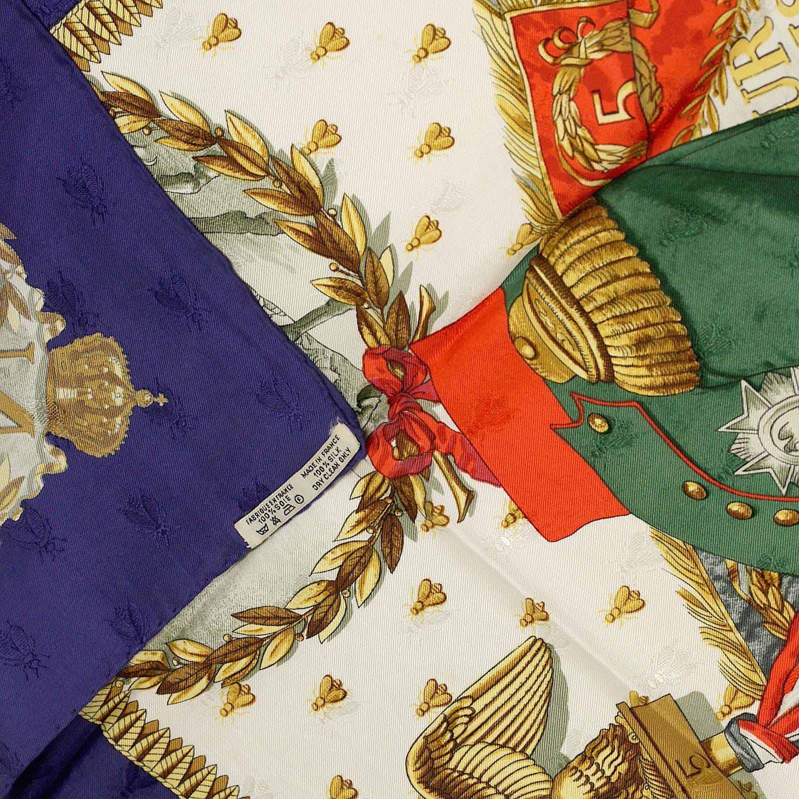 Hermes Scarf "Napoleon" by Philippe Ledoux 90cm Silk Jacquard | Carre Foulard