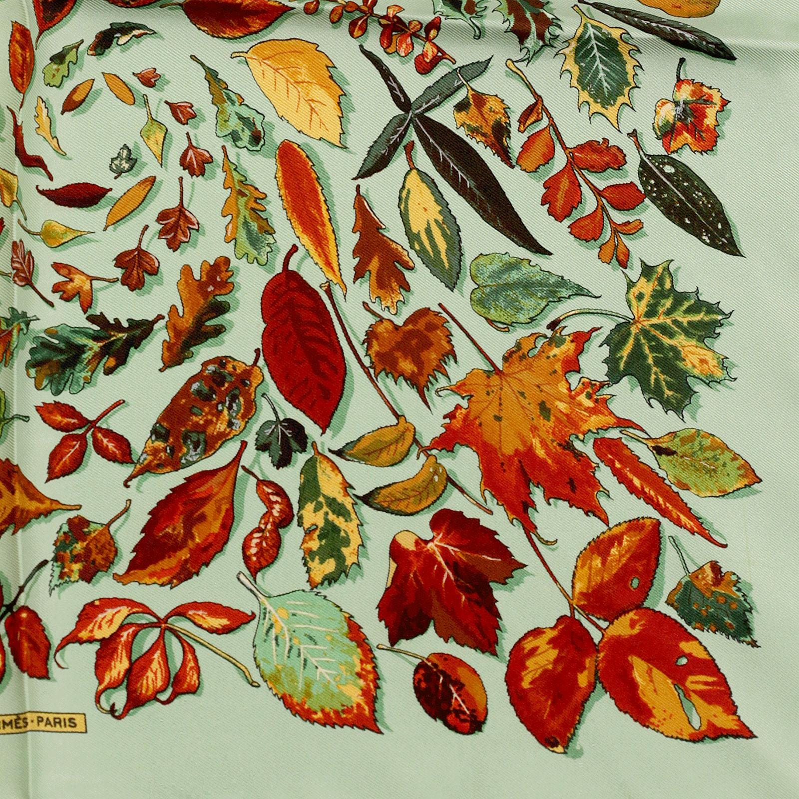 Hermes Scarf 45cm "Tourbillon" by Christiane Vauzelles Silk Gavroche