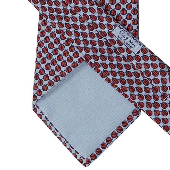 Hermes Men's Silk Tie Whimsical Ladybugs Pattern 5569 | Necktie Cravate