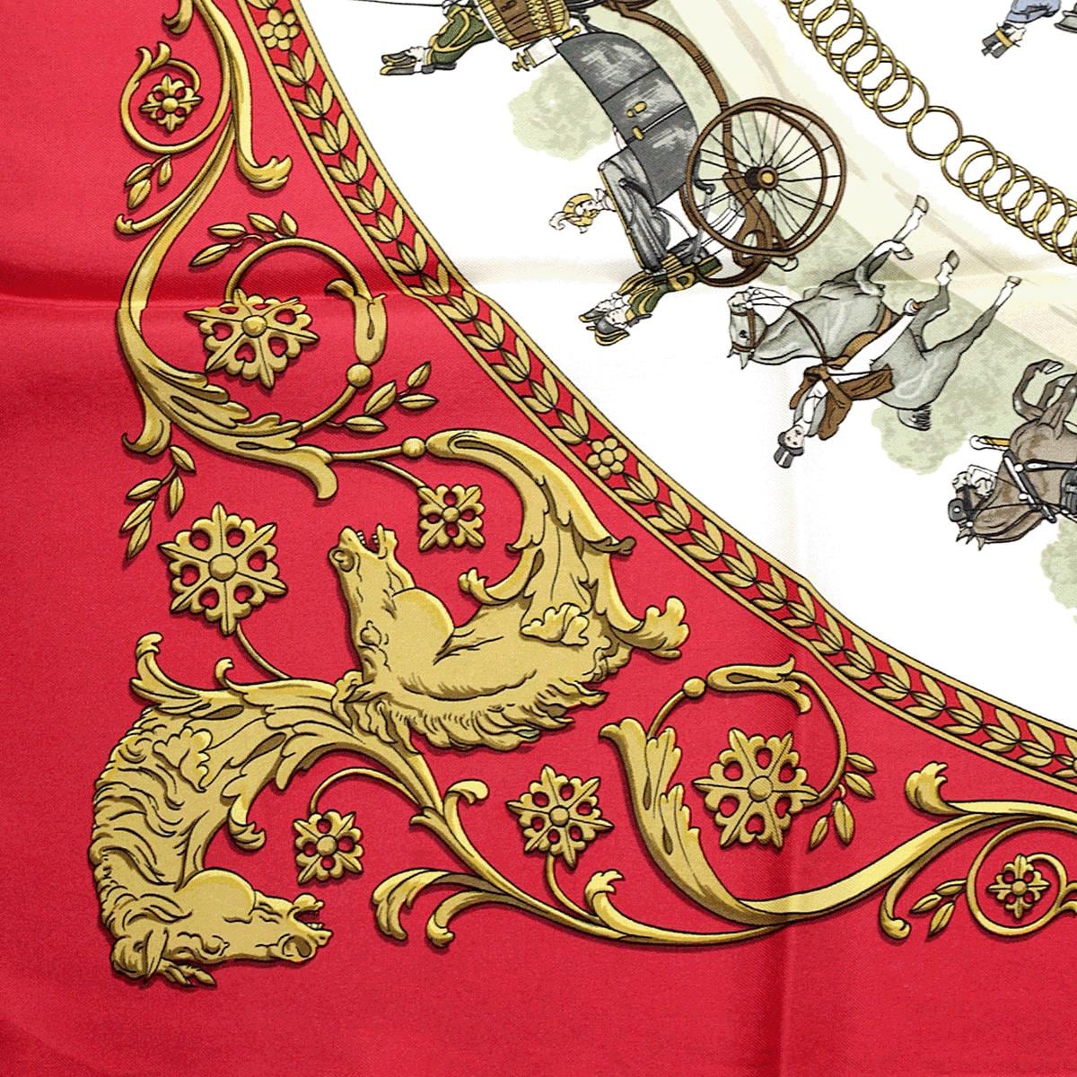 Hermes Scarf "Promenade de Longchamps" by Philippe Ledoux 90cm Silk | Carre Foulard