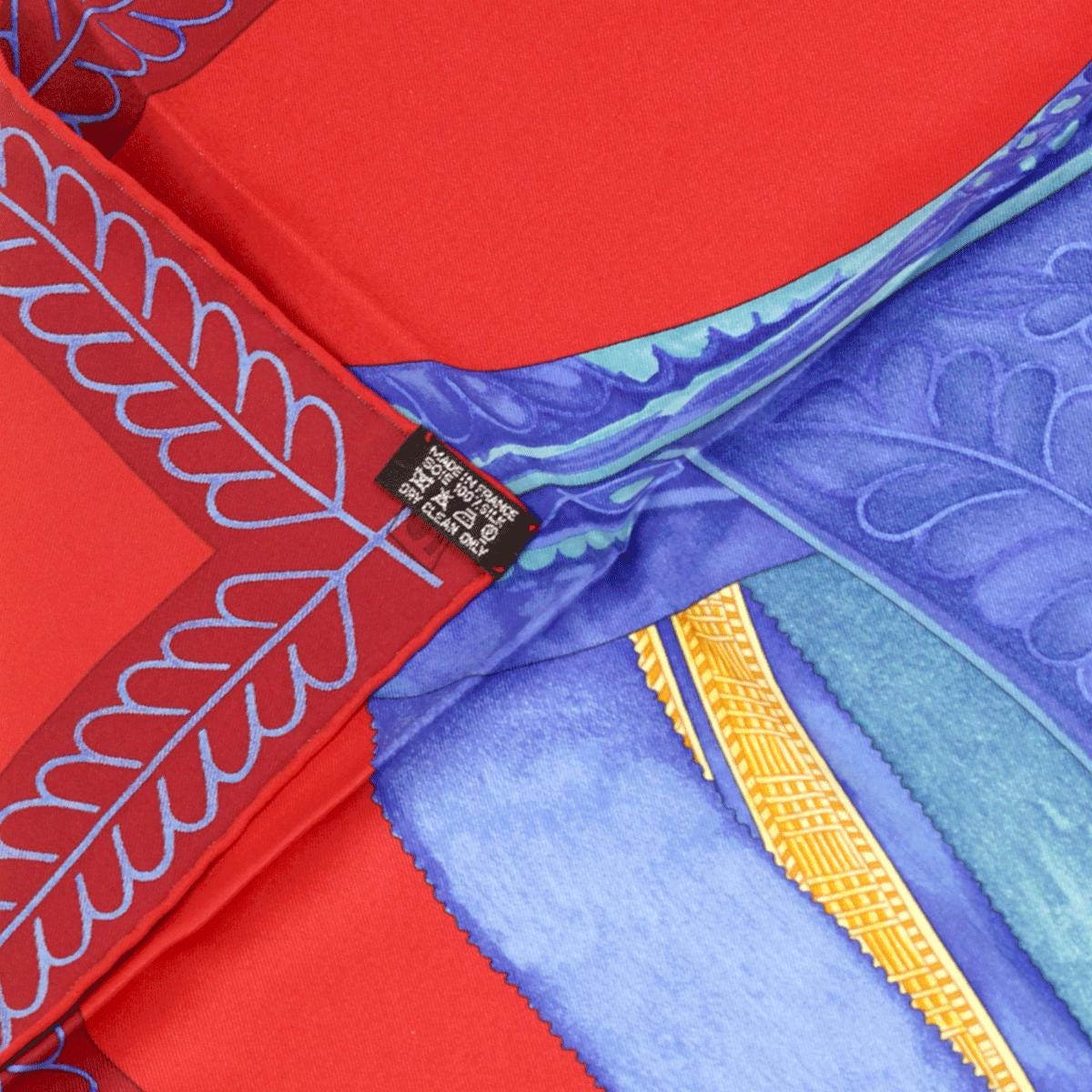 Hermes Scarf "Selle d'Officier en Grande Tenue" by Wlodek Kaminski 70cm Silk | Foulard Carre