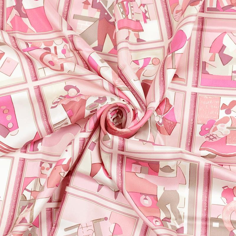 Hermes Scarf "Les Petit Metiers de Paris" by Karen Petrossian 90cm Silk | Carre Foulard