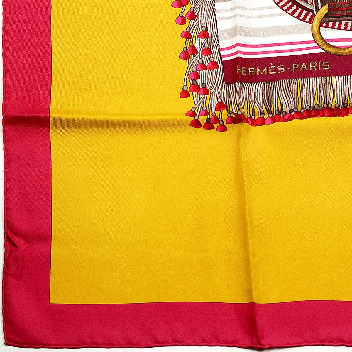 Hermes Scarf "Selle d'Apparat Marocaine" by Wlodek Kaminski 90cm Silk | Carre Foulard