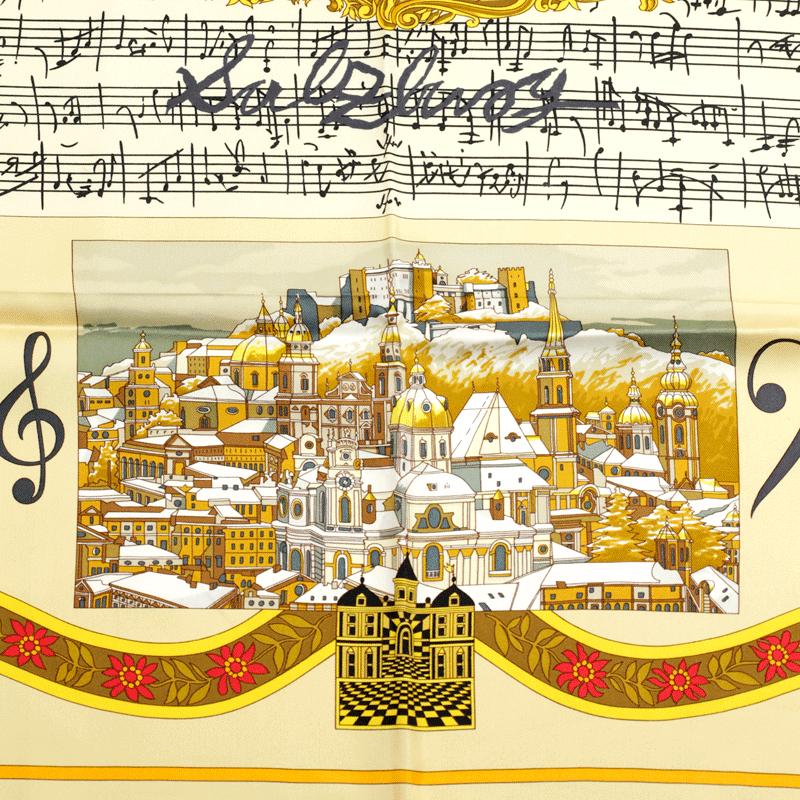 Hermes Scarf "Salzburg" by Loic Dubigeon 90cm Silk | Carre Foulard