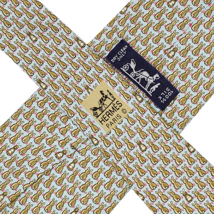 Hermes Men's Silk Tie Whimsical Pattern 7900 | Necktie Cravate