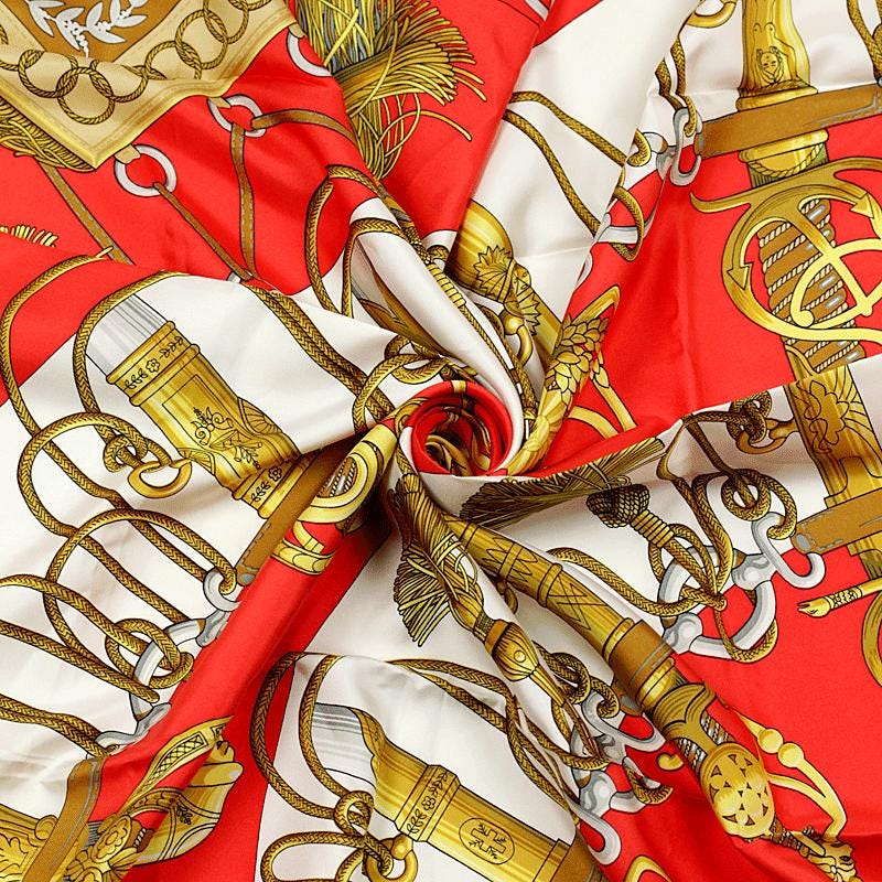 Hermes Scarf "Cliquetis" by Julia Abadie 90cm Silk