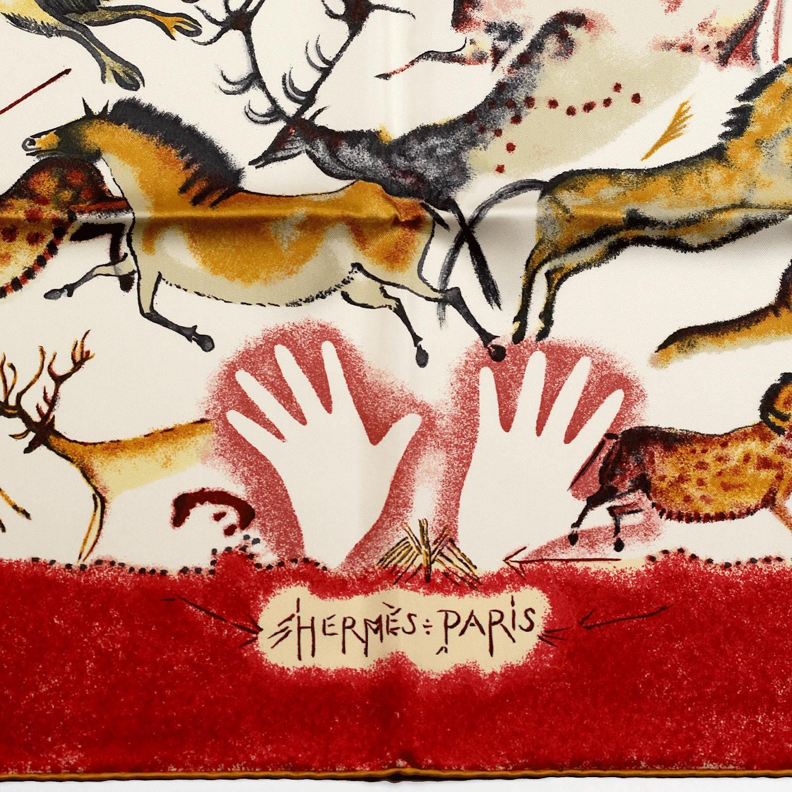 Hermes Scarf "Premieres Mains" by Zoe Pauwels 90cm Silk | Carre Foulard