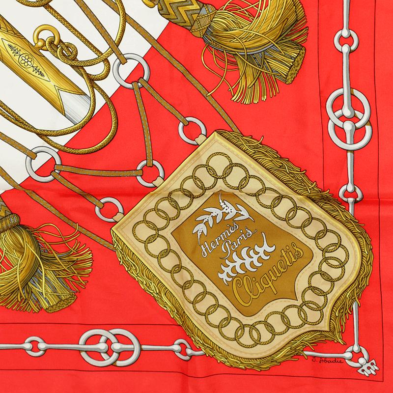 Hermes Scarf "Cliquetis" by Julia Abadie 90cm Silk