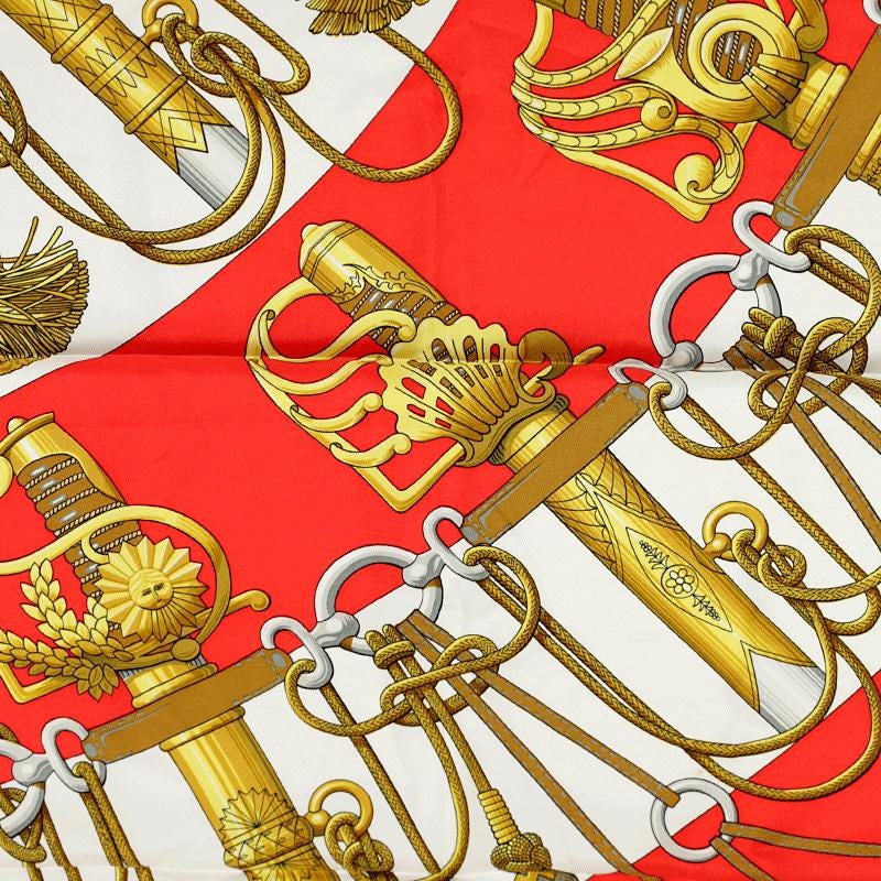 Hermes Scarf "Cliquetis" by Julia Abadie 90cm Silk
