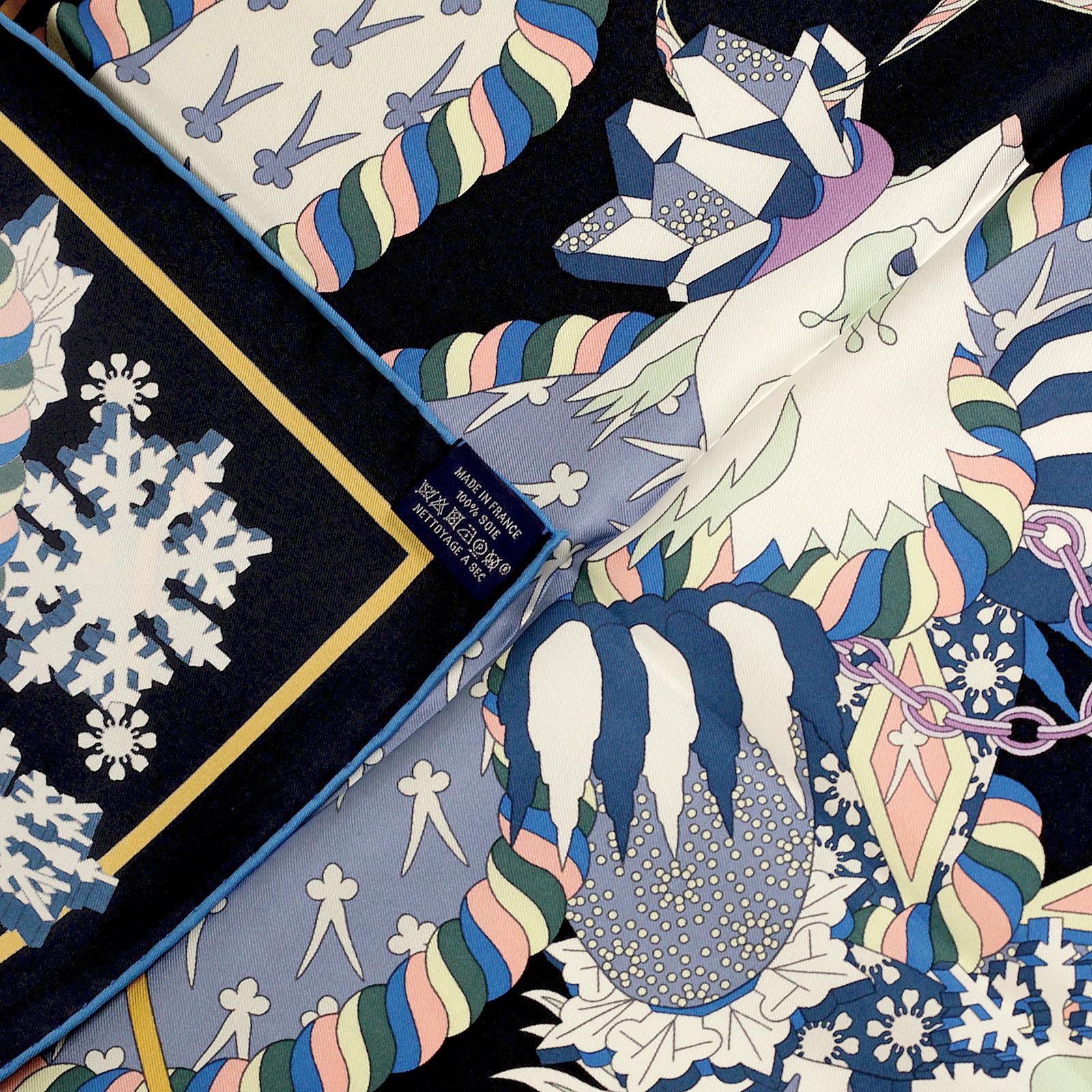 Hermes Scarf "Le Sacre des Saisons" by Pierre Marie 90cm Silk | Carre Foulard