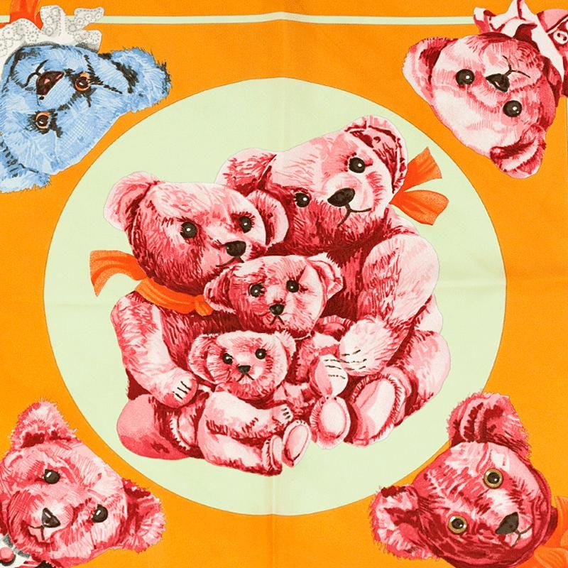 Hermes Scarf "Confidents des Coeurs" by Loic Dubigeon 90cm Silk | Carre Foulard