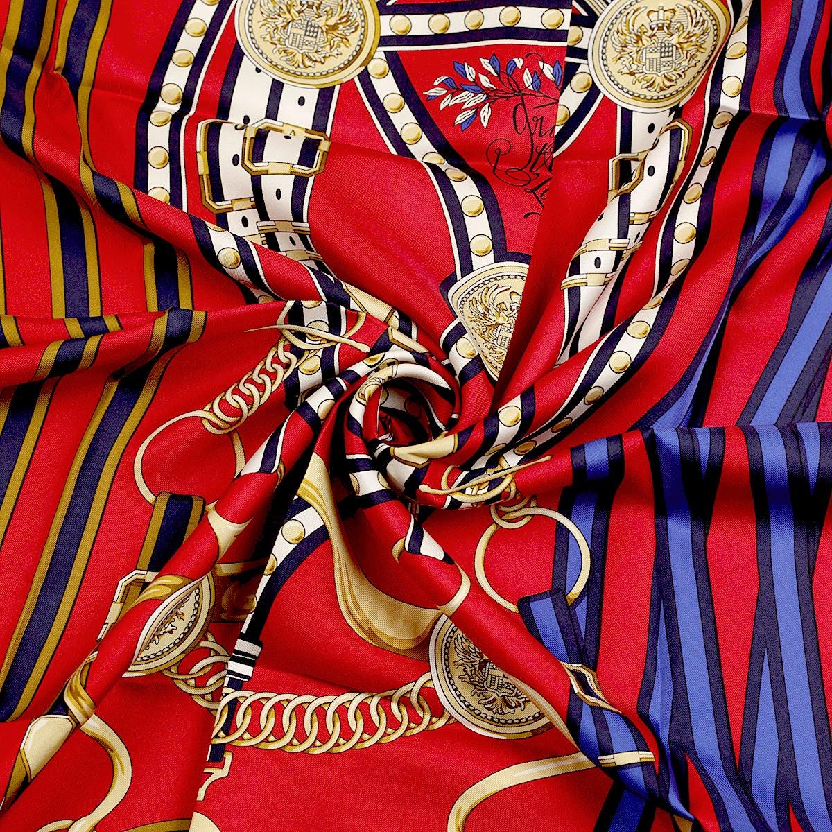 Hermes Scarf "Grand Tralala" by Virginie Jamin 90cm Silk