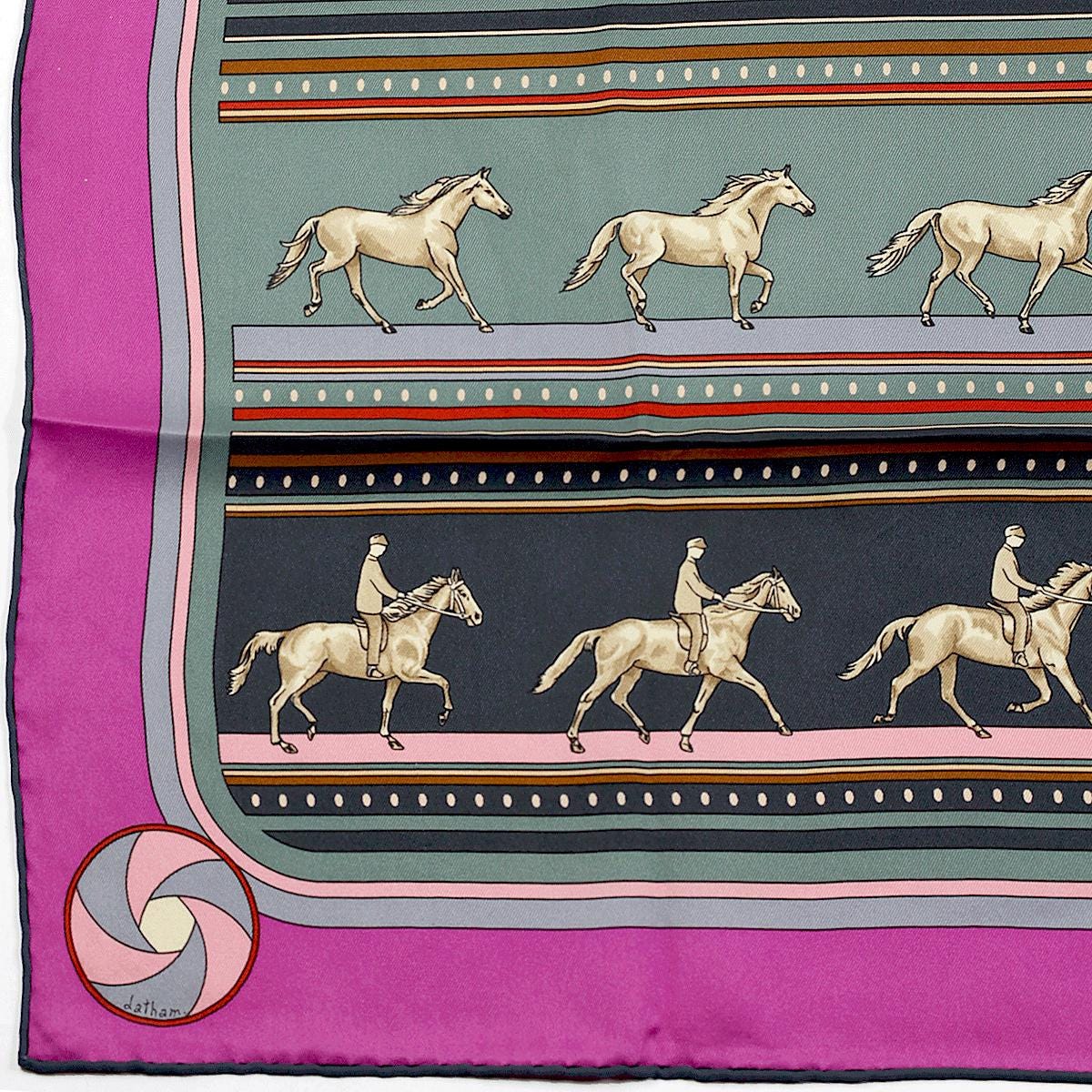 Hermes Scarf "Sequences" by Caty Latham 70cm Silk | Foulard Carre