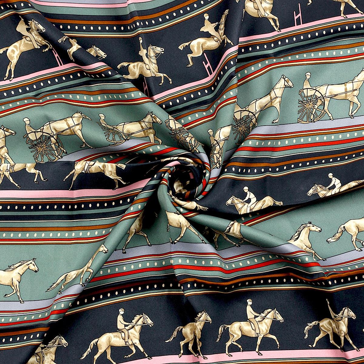 Hermes Scarf "Sequences" by Caty Latham 70cm Silk | Foulard Carre