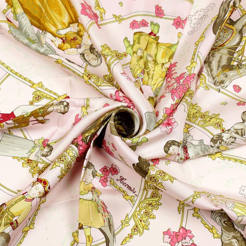 Hermes Scarf "Les Petits Princes" by Catherine Baschet 90cm Silk | Carre Foulard