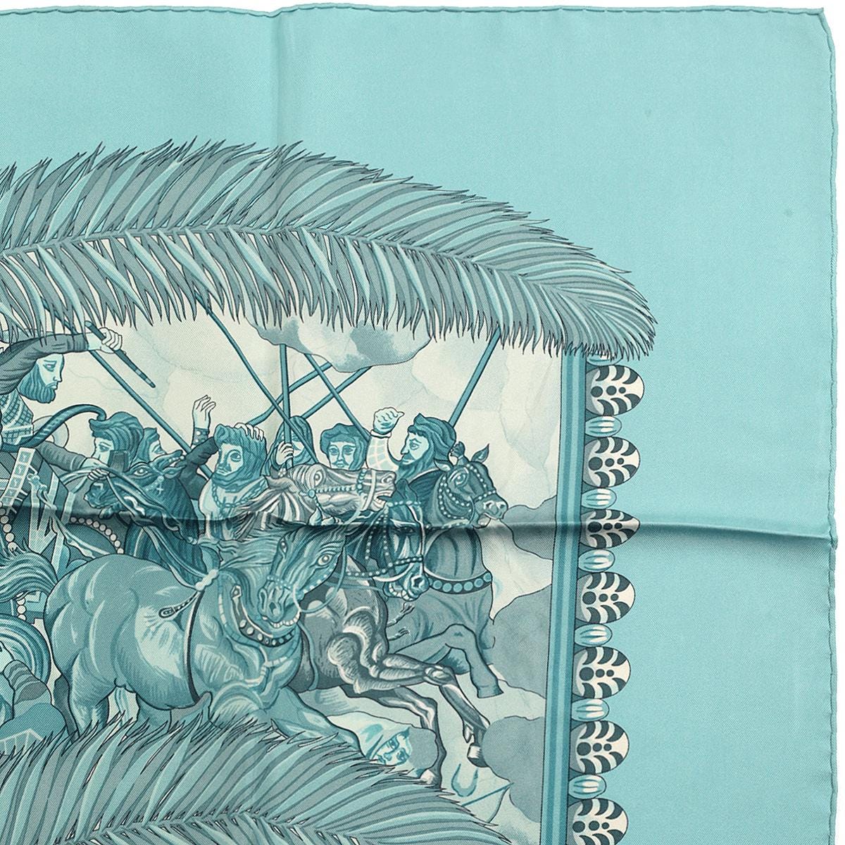 Hermes Scarf "Gloire d'Alexandre" by Julia Abadie 90cm Silk | Carre Foulard