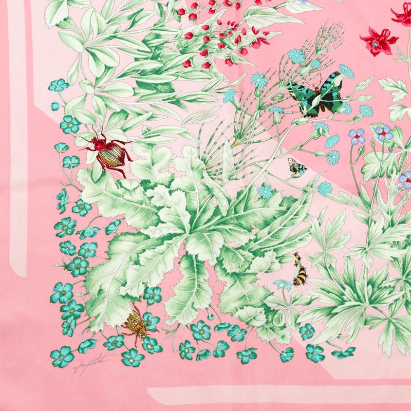 Hermes Scarf "La Prairie" by Antoine De Jacquelot 90cm Silk | Carre Foulard