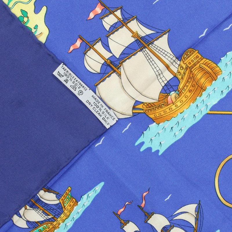 Hermes Scarf "Voiles de Lumiere" by Joachim Metz 90cm Silk | Carre Foulard