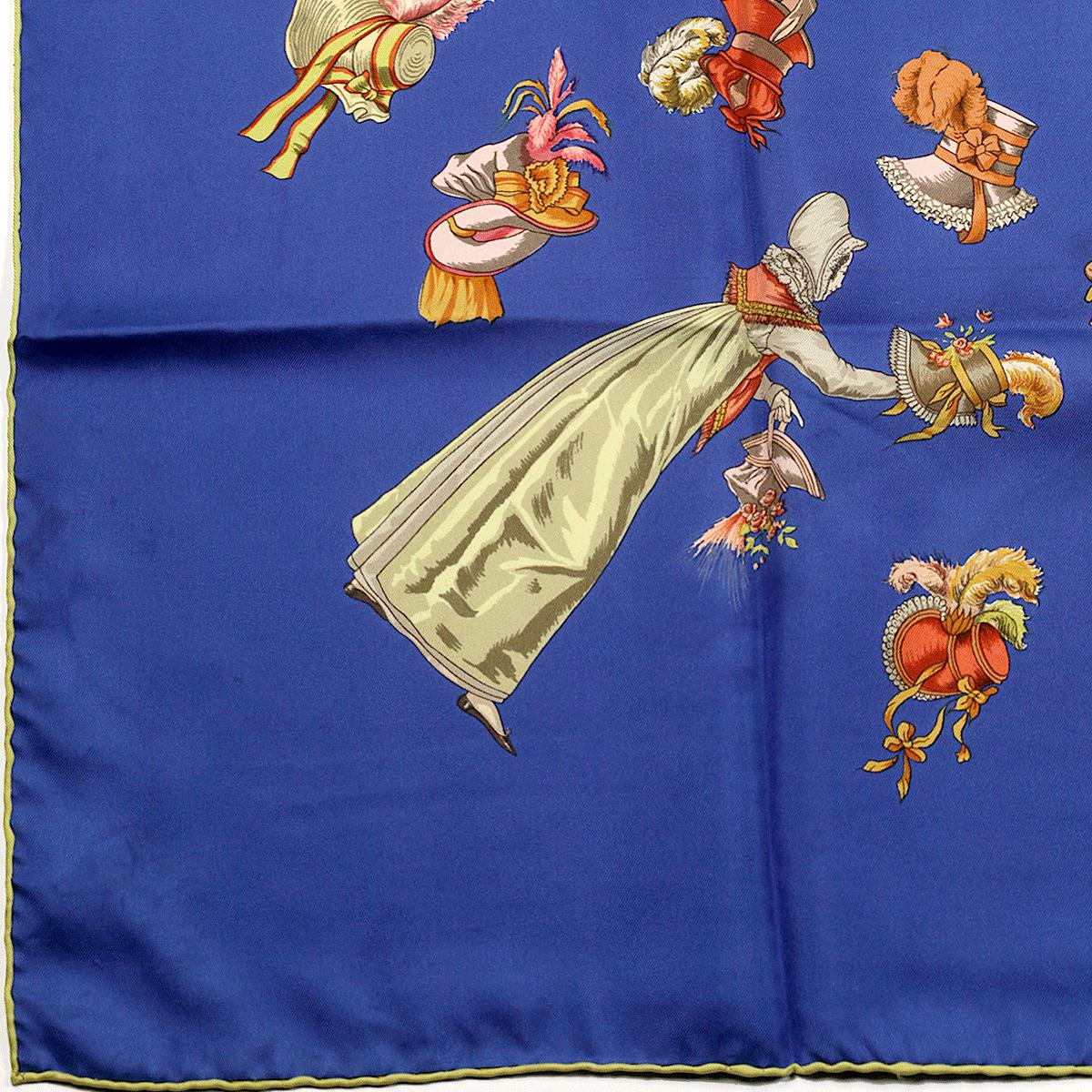 Hermes Scarf "Paris Modiste" by Hugo Grygkar 90cm Silk | Carre Foulard