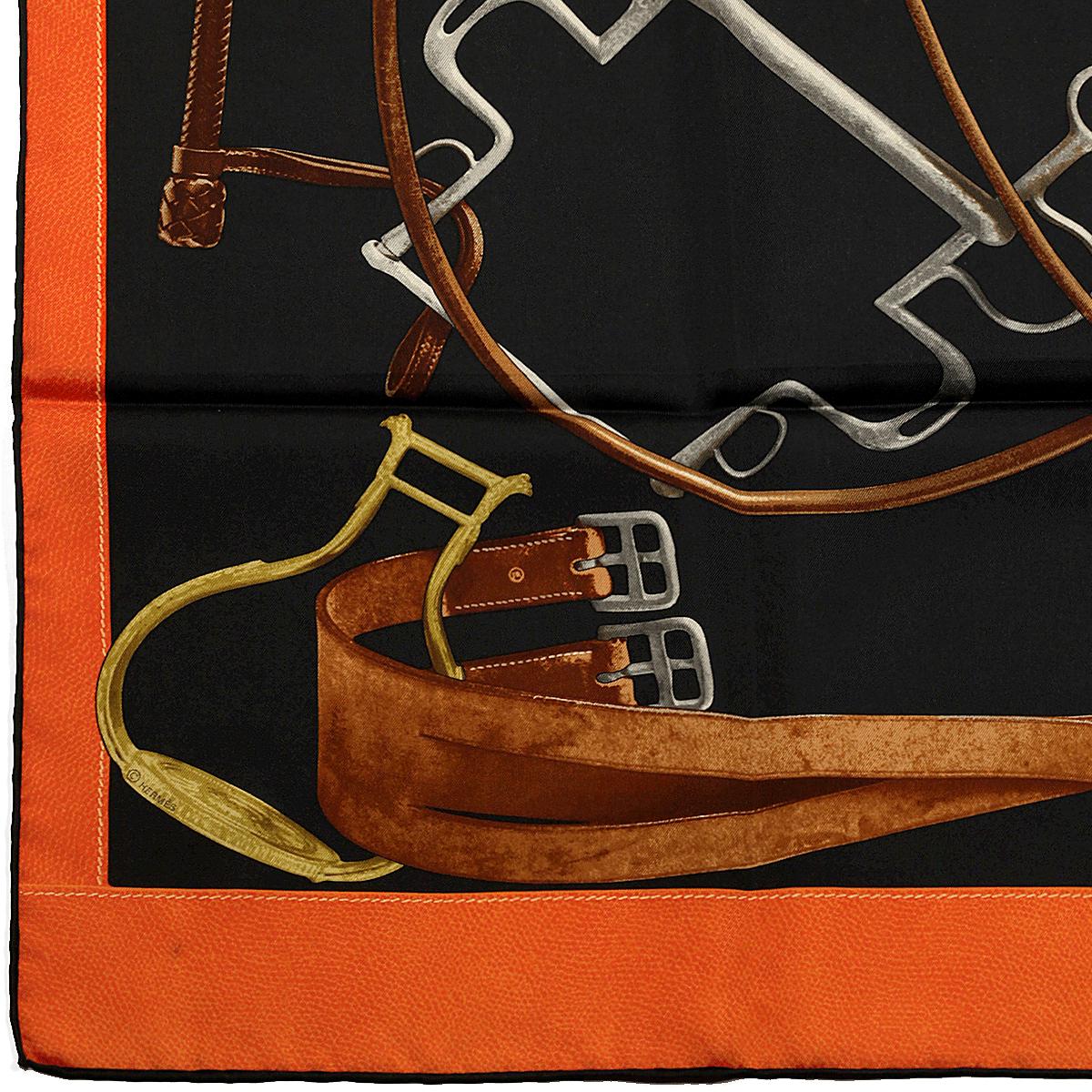 Hermes Scarf "Projets Carres" by Henri d'Origny 90cm Silk | Carre Foulard