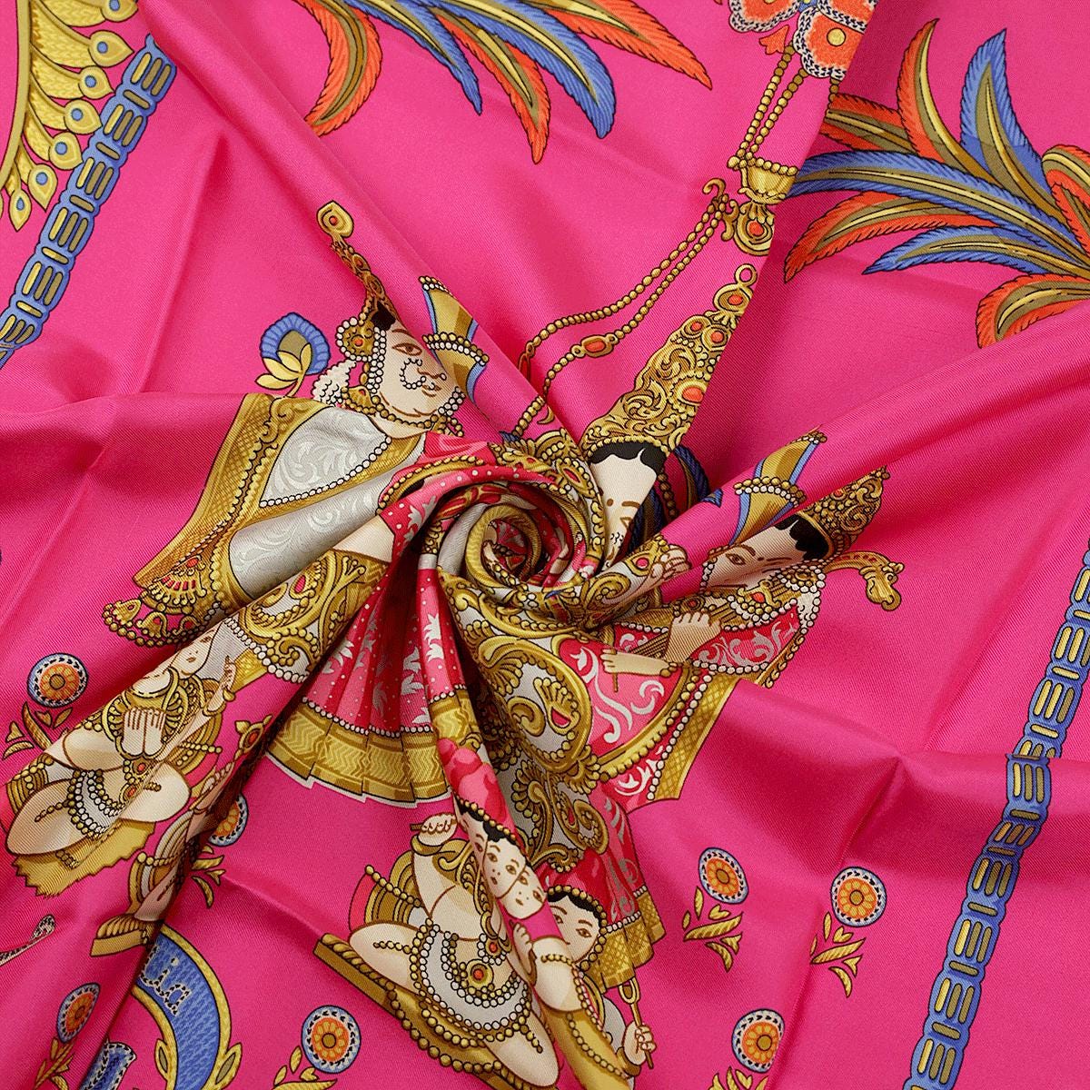Hermes Scarf "India" by Caty Latham 90cm Silk | Carre