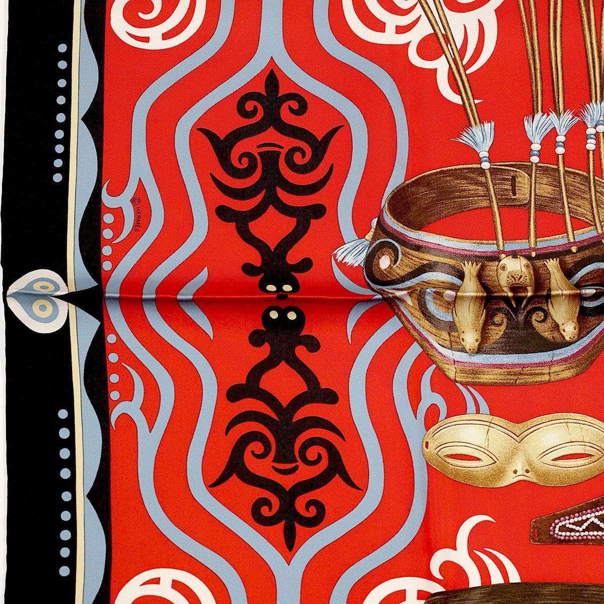 Hermes Scarf "Le Regard de l’Arctique" by Antoine Tzapoff 90cm Silk