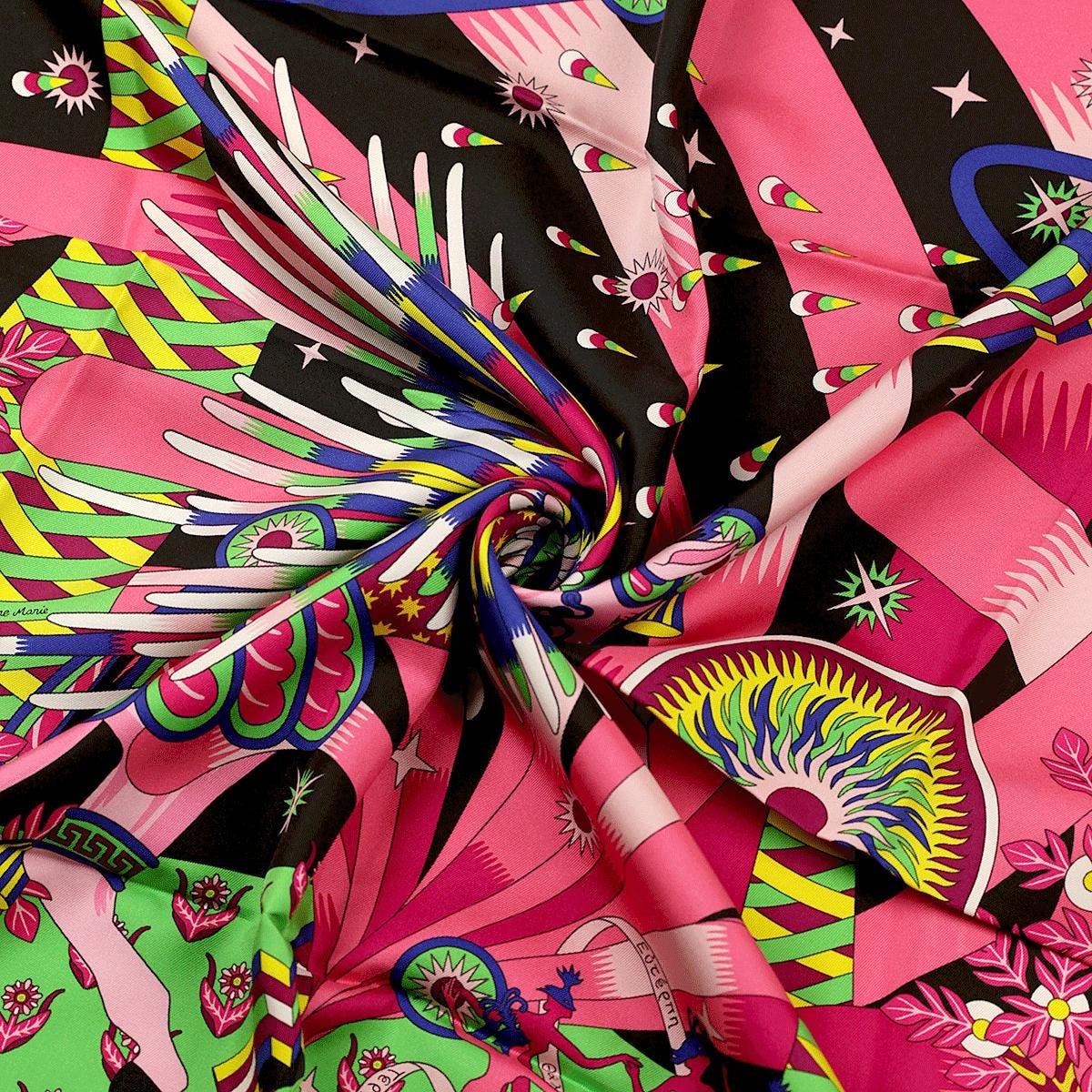 Hermes Scarf "La Source de Pegase" by Pierre Marie 90cm Silk | Carre Foulard