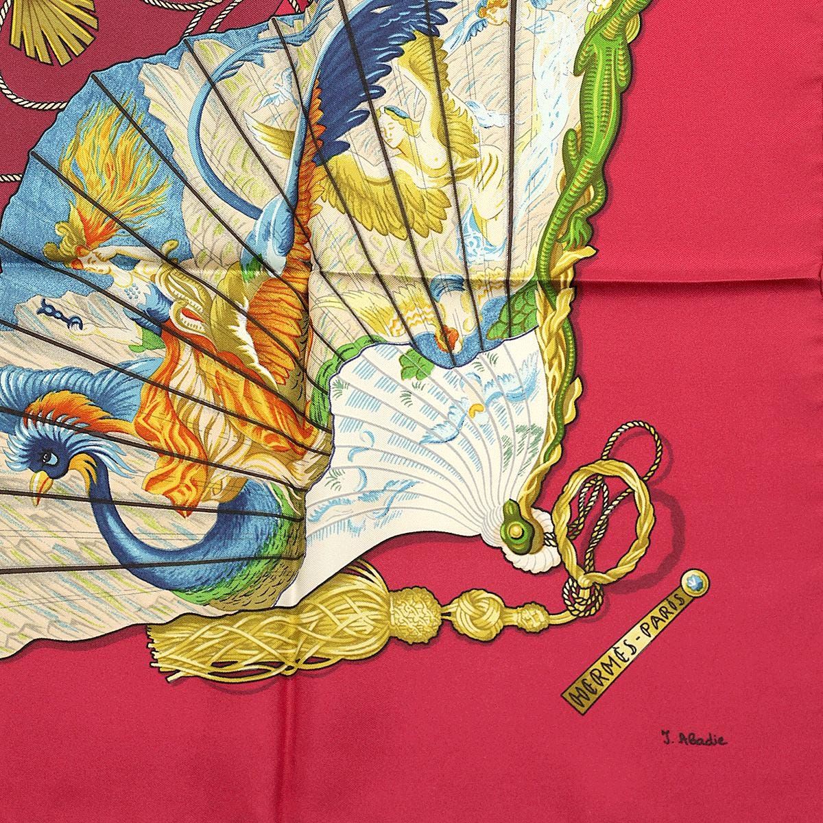 Hermes Scarf "Brise de Charme" by Julia Abadie 90cm Silk | Carre Foulard