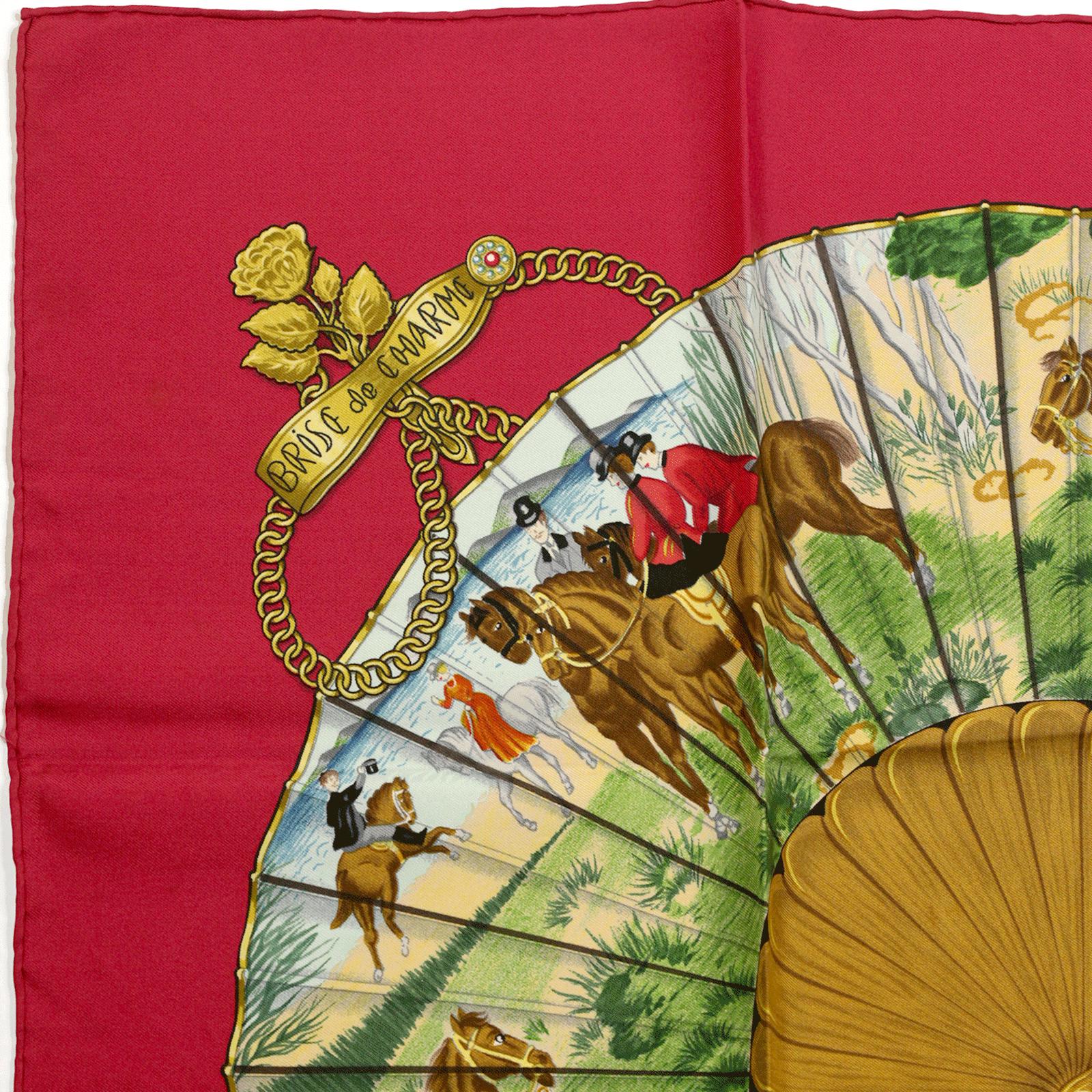 Hermes Scarf "Brise de Charme" by Julia Abadie 90cm Silk | Carre Foulard