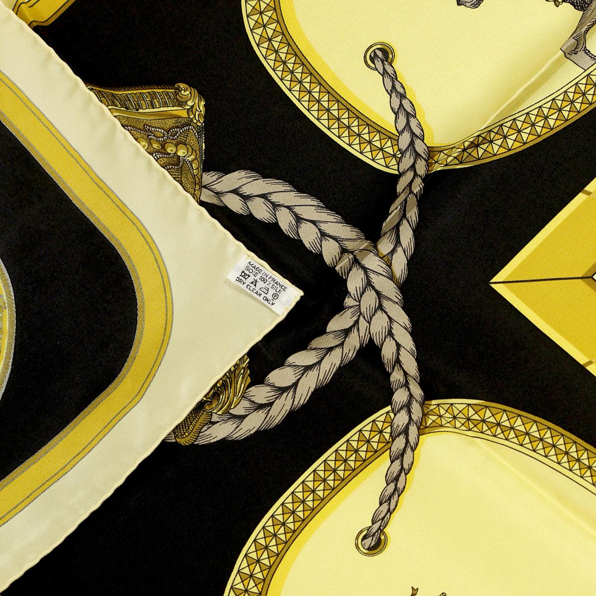 Hermes Scarf "Grand Apparat" by Jacques Eudel 90cm Silk | Carre Foulard